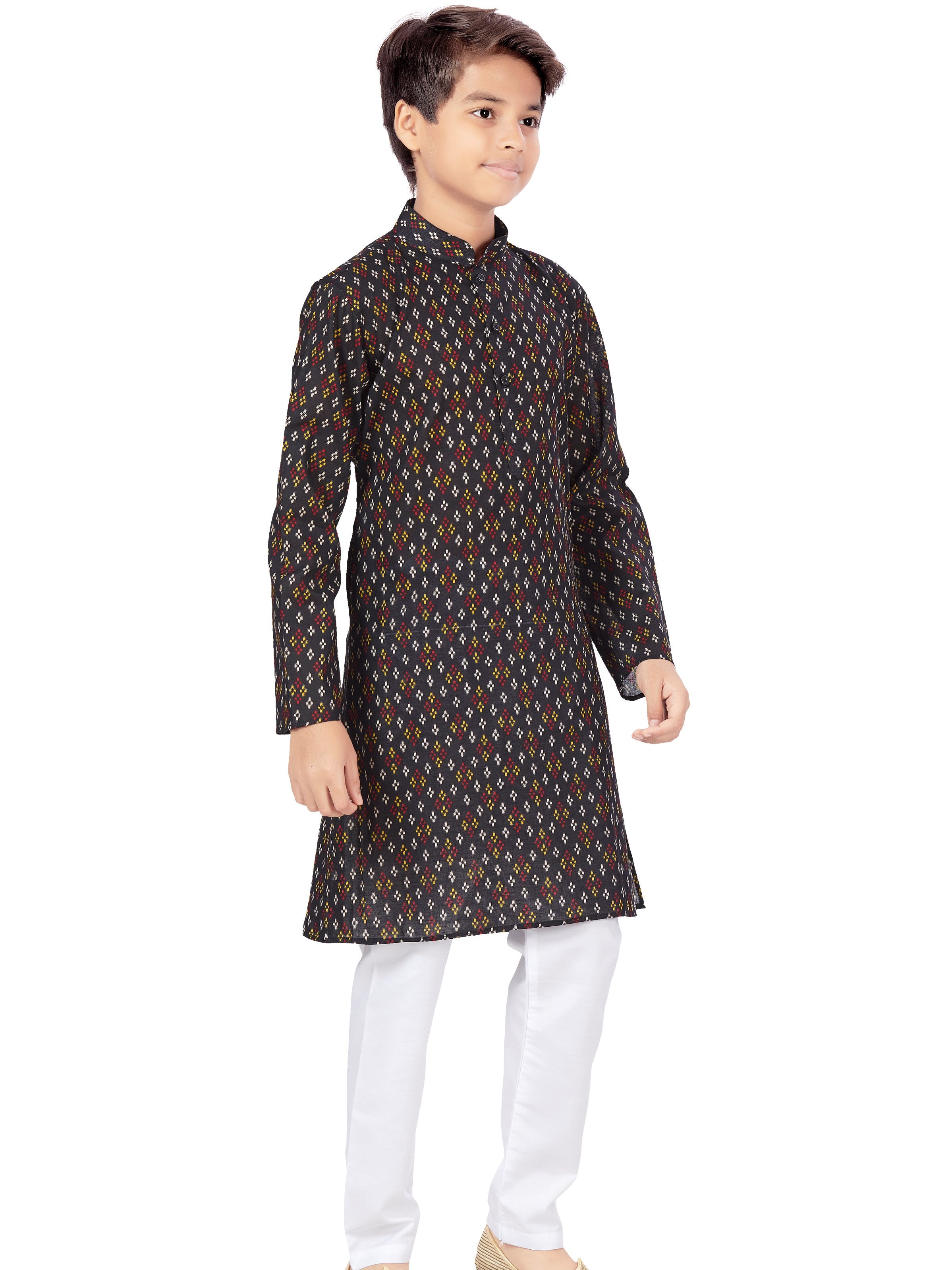 Boys Printed Kurta Payjama - Roop Darshan