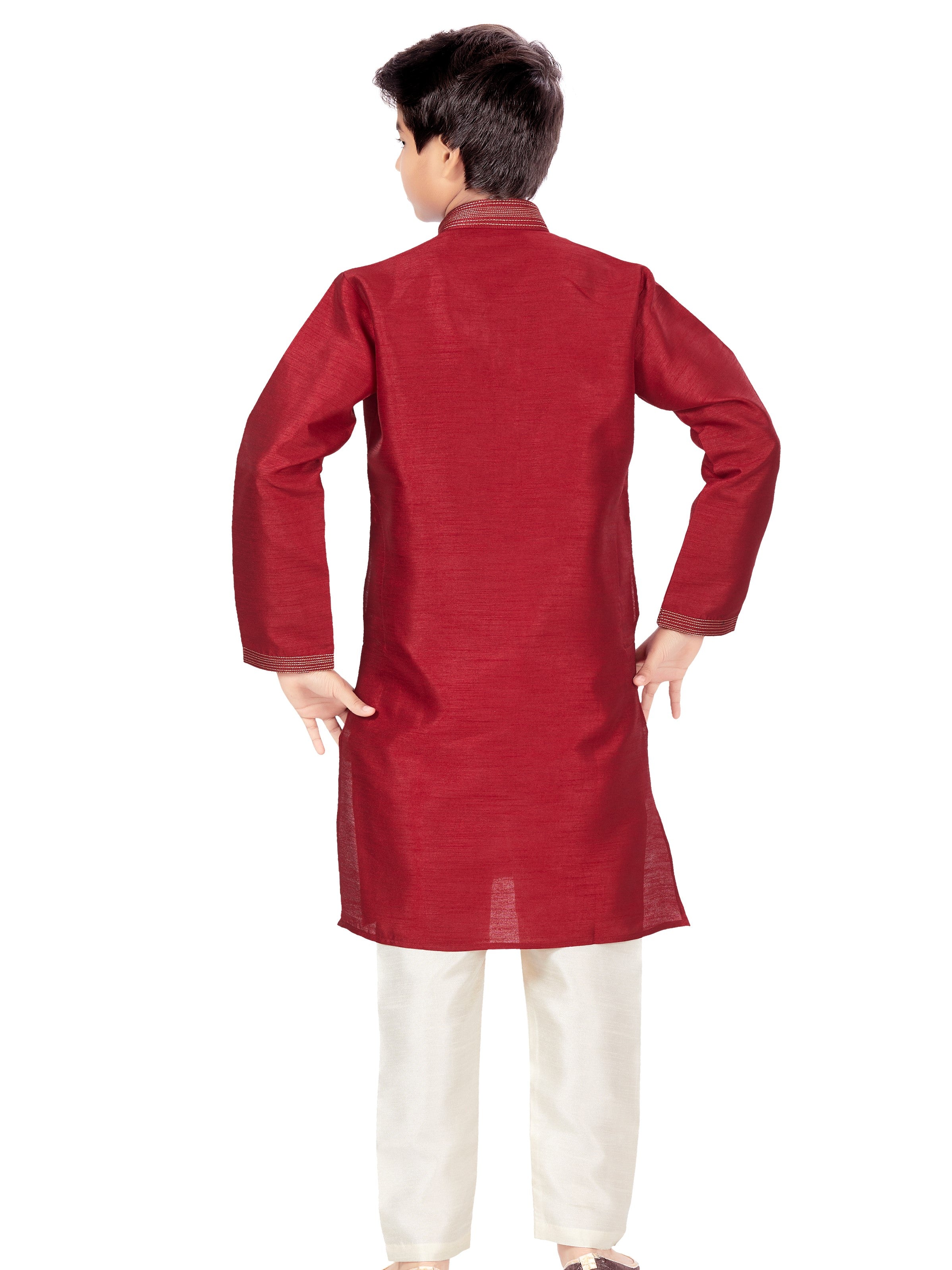 Boys Plain Kurta Payjama - Roop Darshan