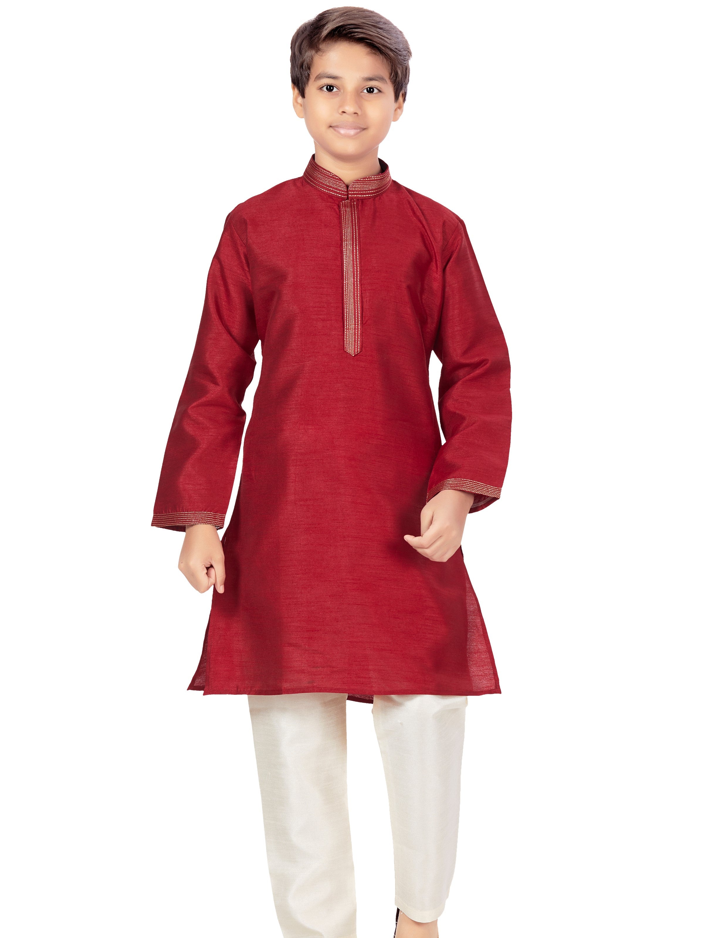 Boys Plain Kurta Payjama - Roop Darshan