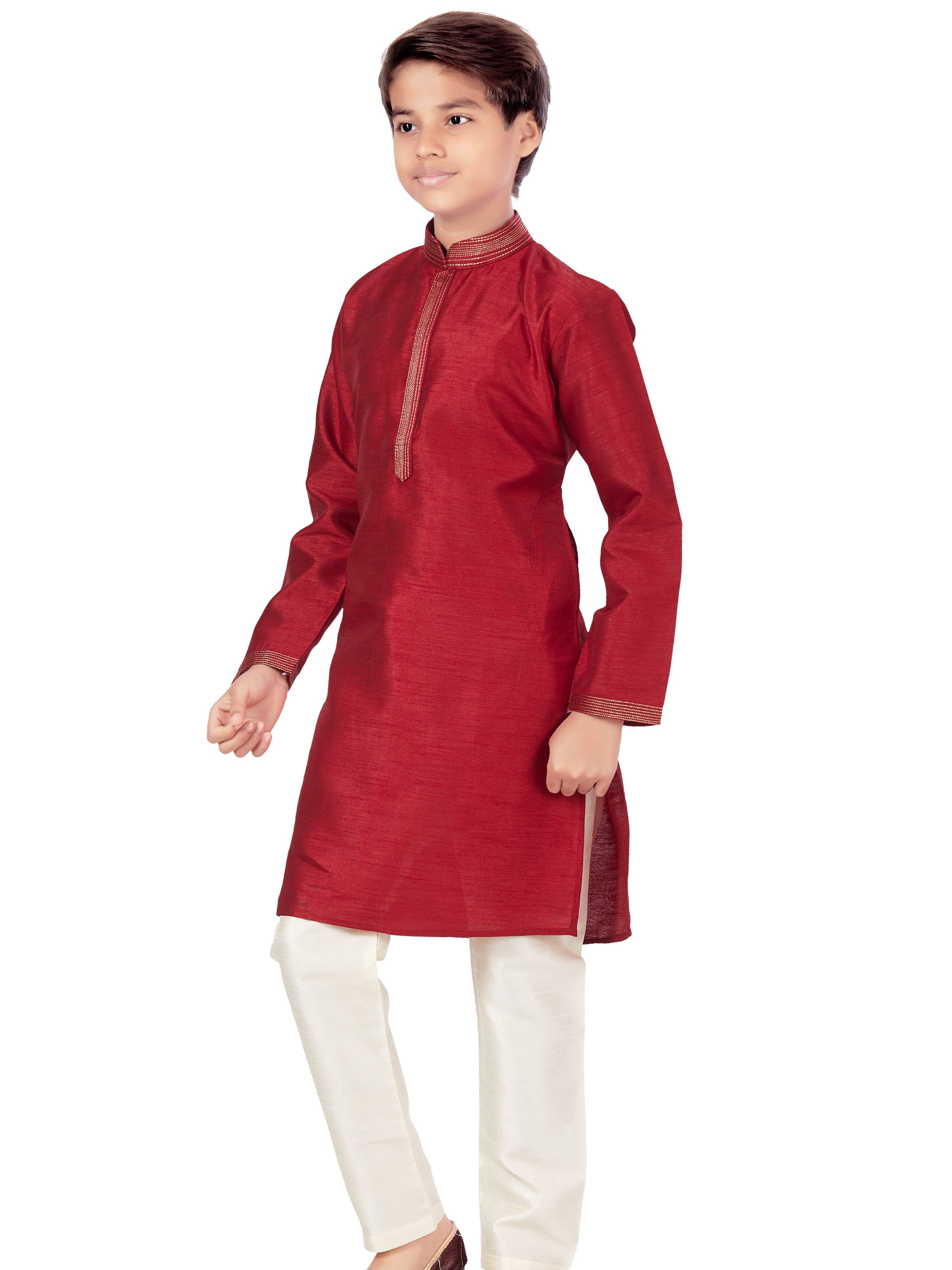 Boys Plain Kurta Payjama - Roop Darshan