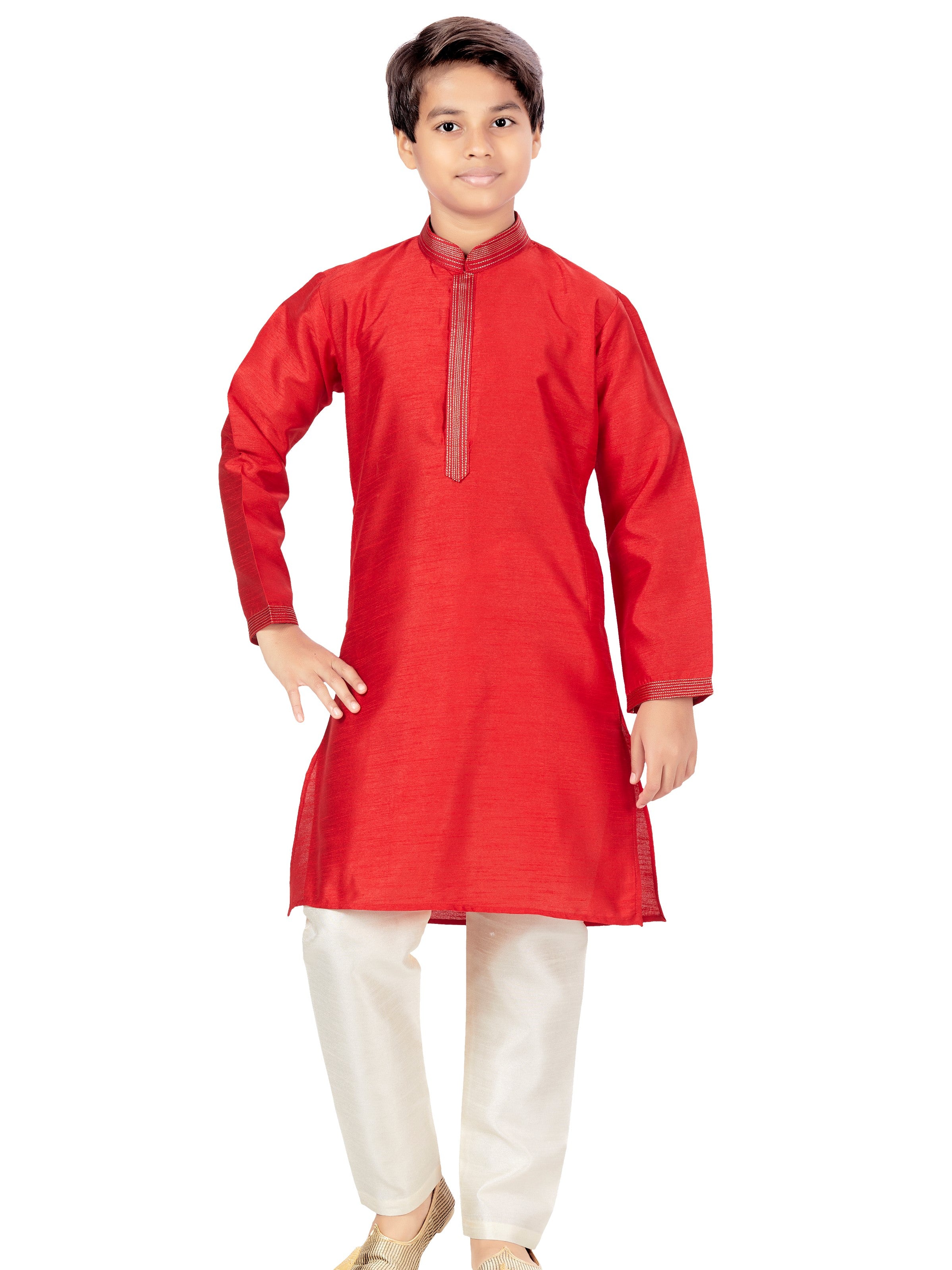 Boys Plain Kurta Payjama - Roop Darshan