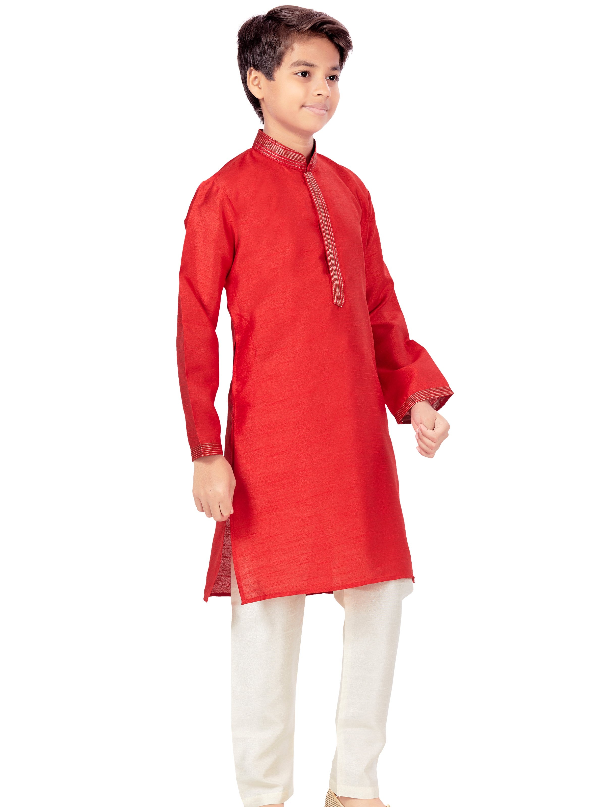 Boys Plain Kurta Payjama - Roop Darshan