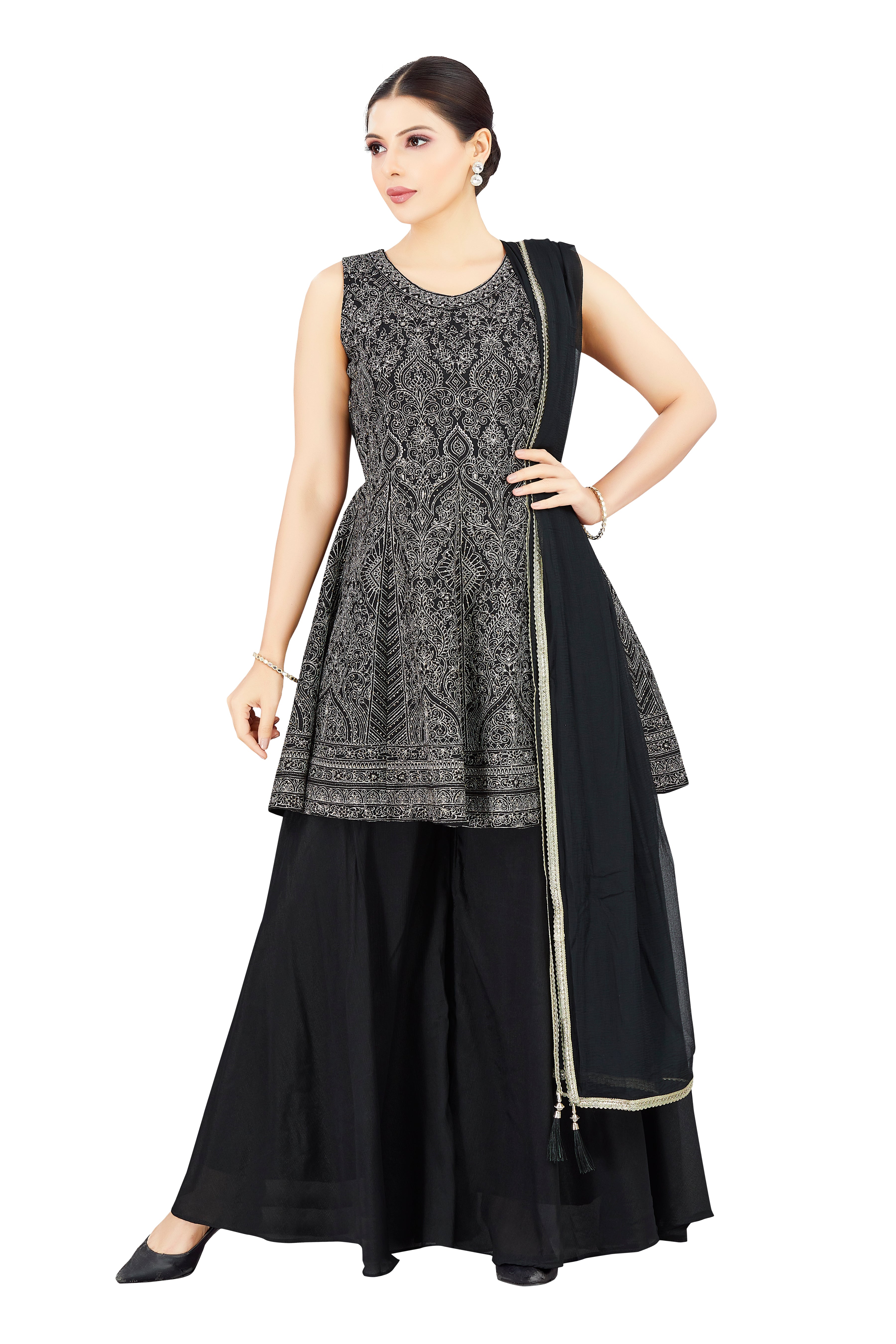 Sonali Palazzo Suit - Roop Darshan