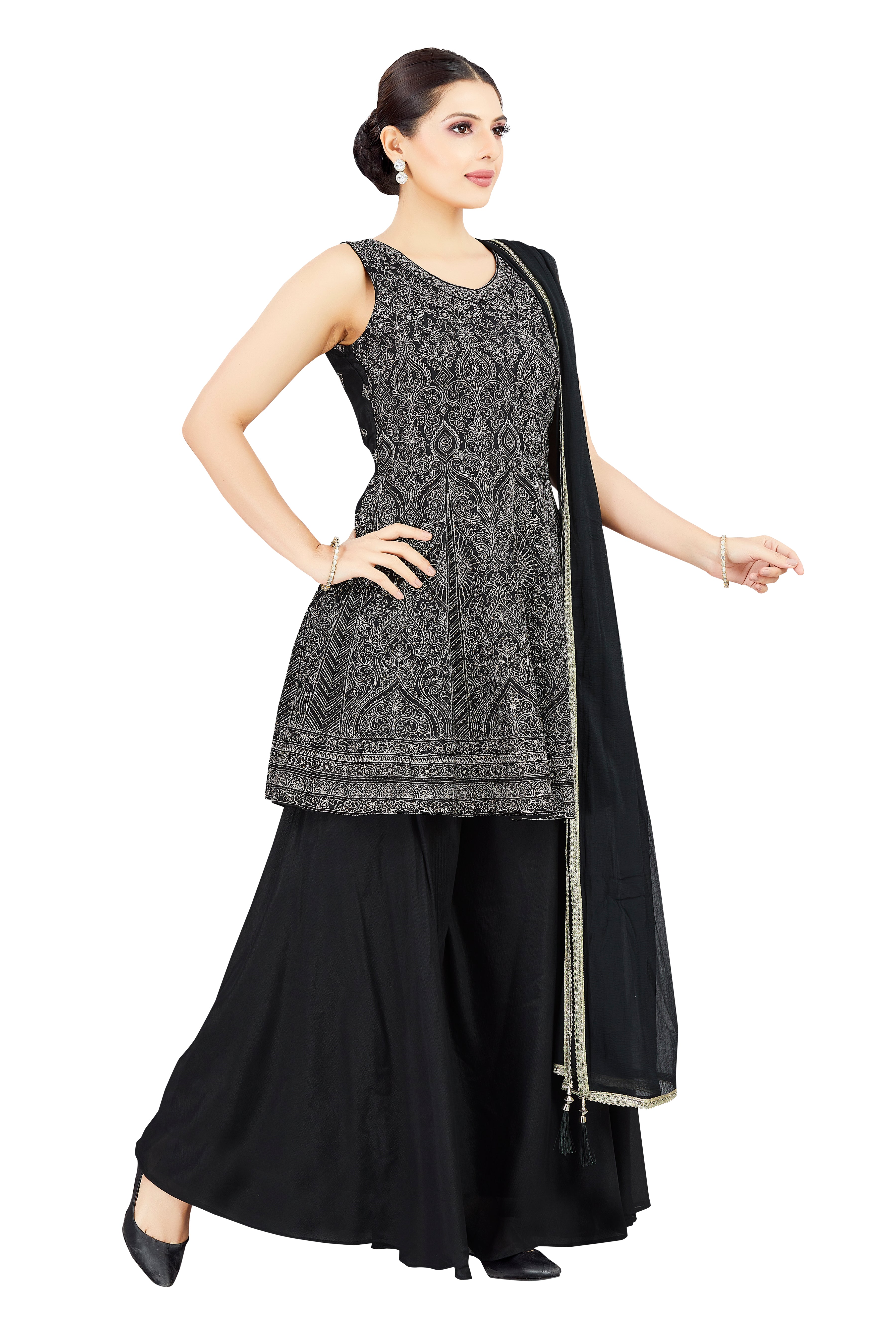 Sonali Palazzo Suit - Roop Darshan