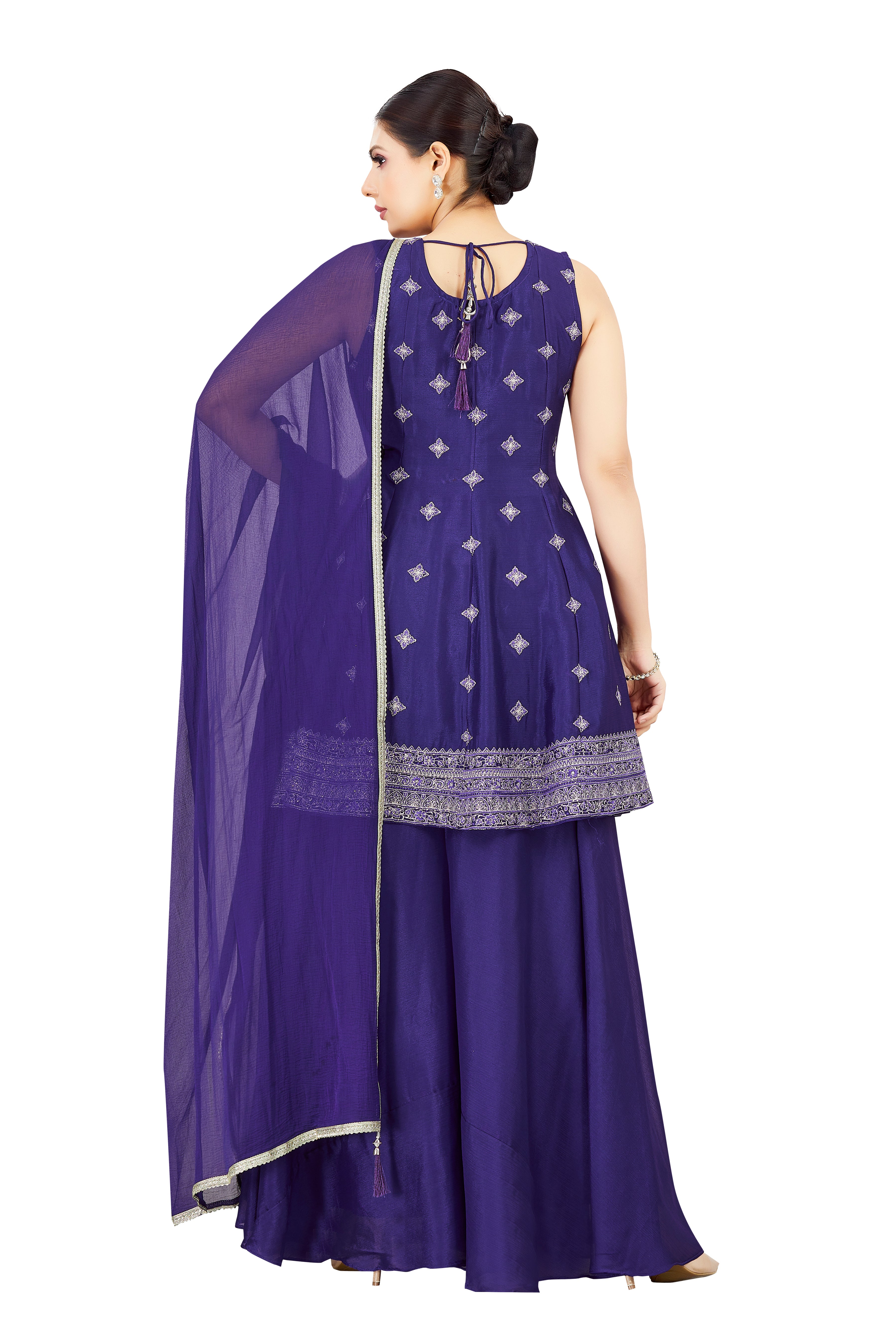 Sonali Palazzo Suit - Roop Darshan