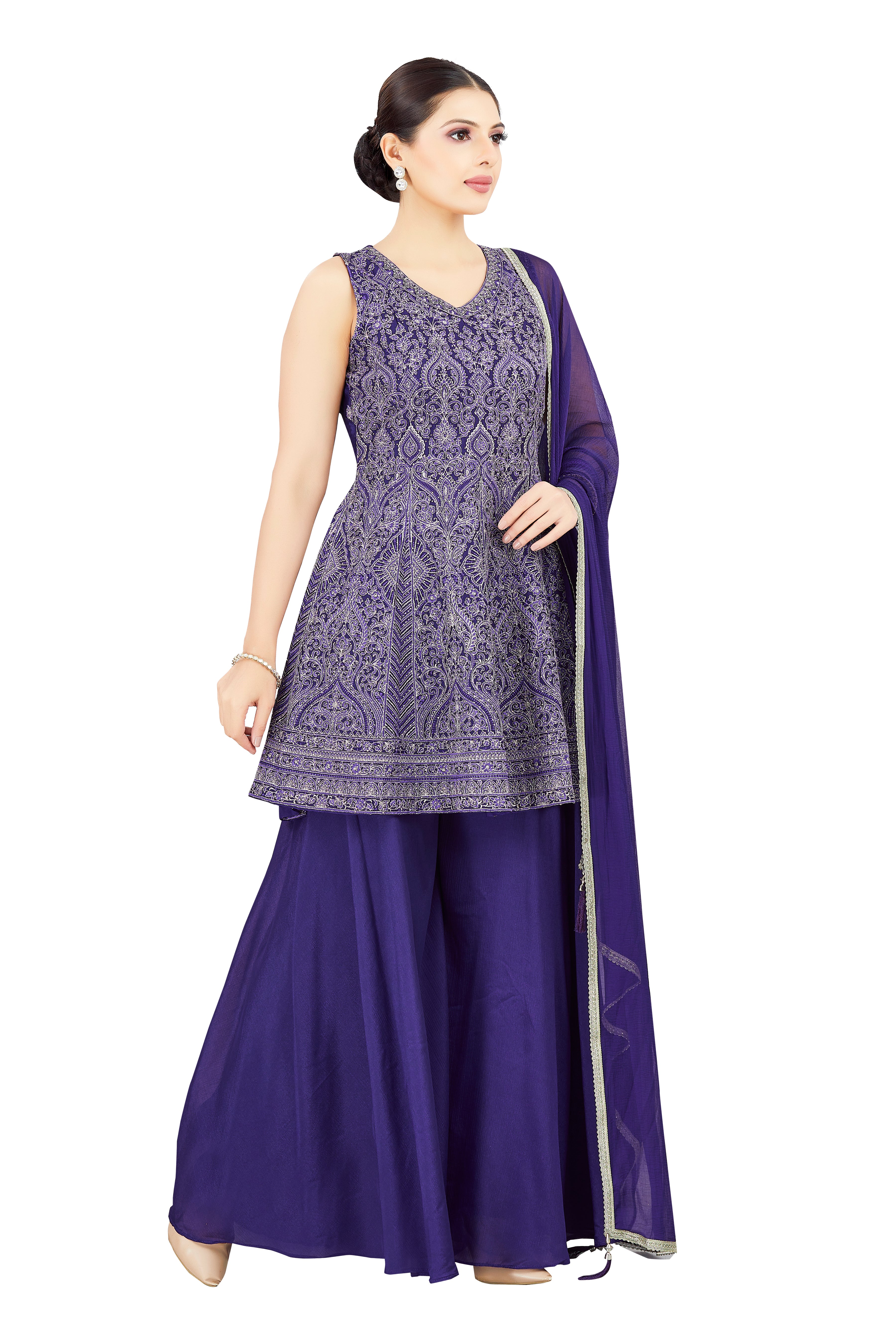 Sonali Palazzo Suit - Roop Darshan
