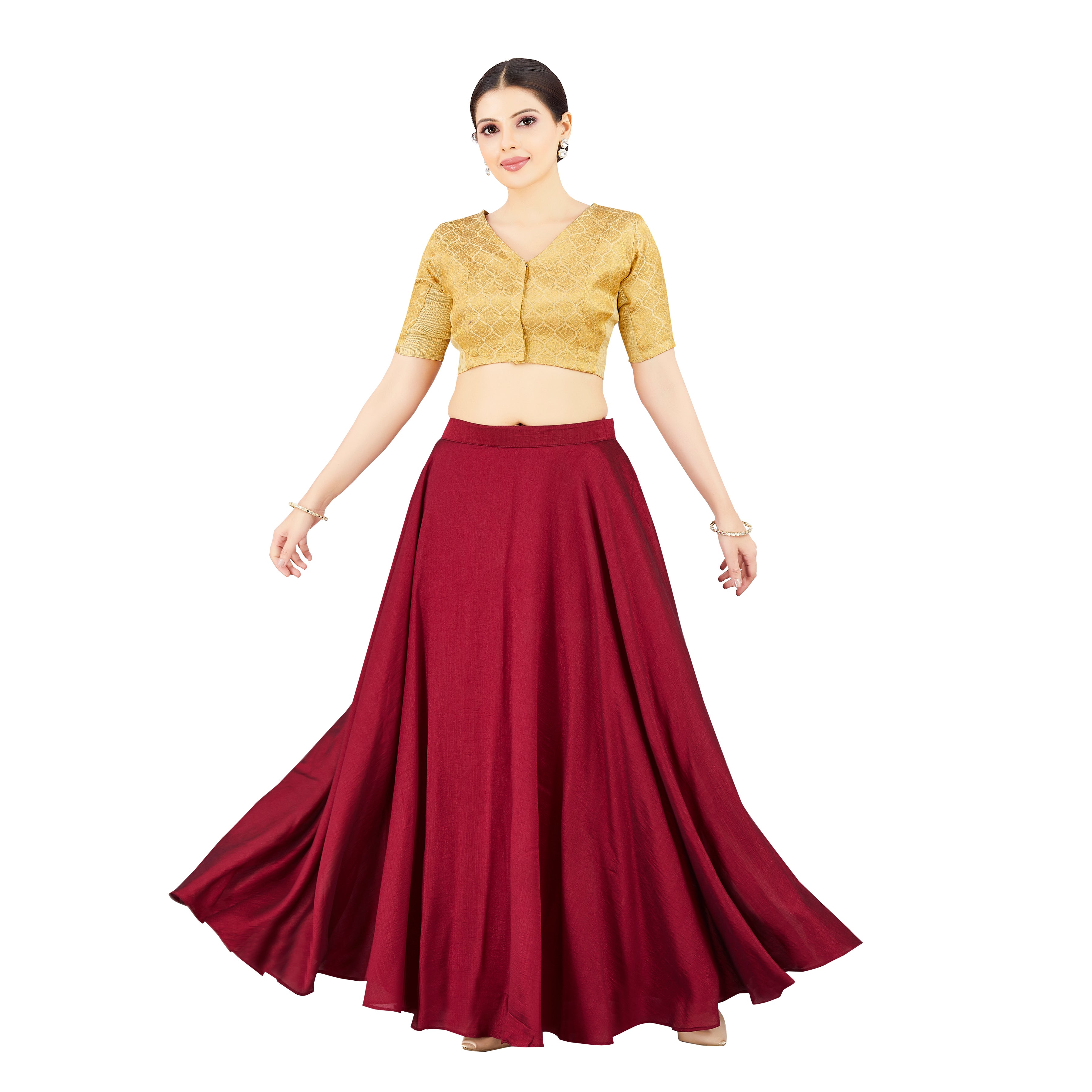 Sara Silk Skirt - Roop Darshan