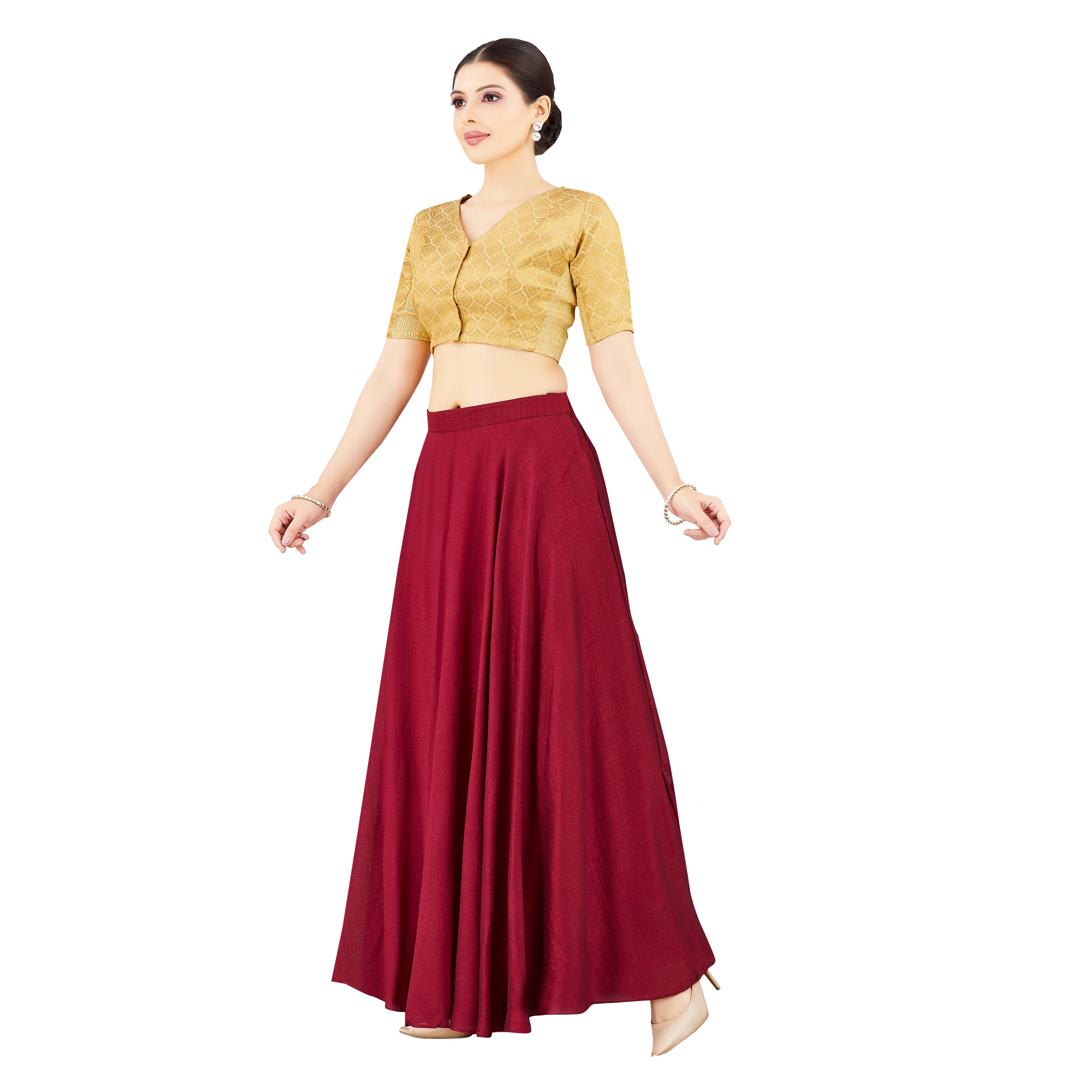 Sara Silk Skirt - Roop Darshan