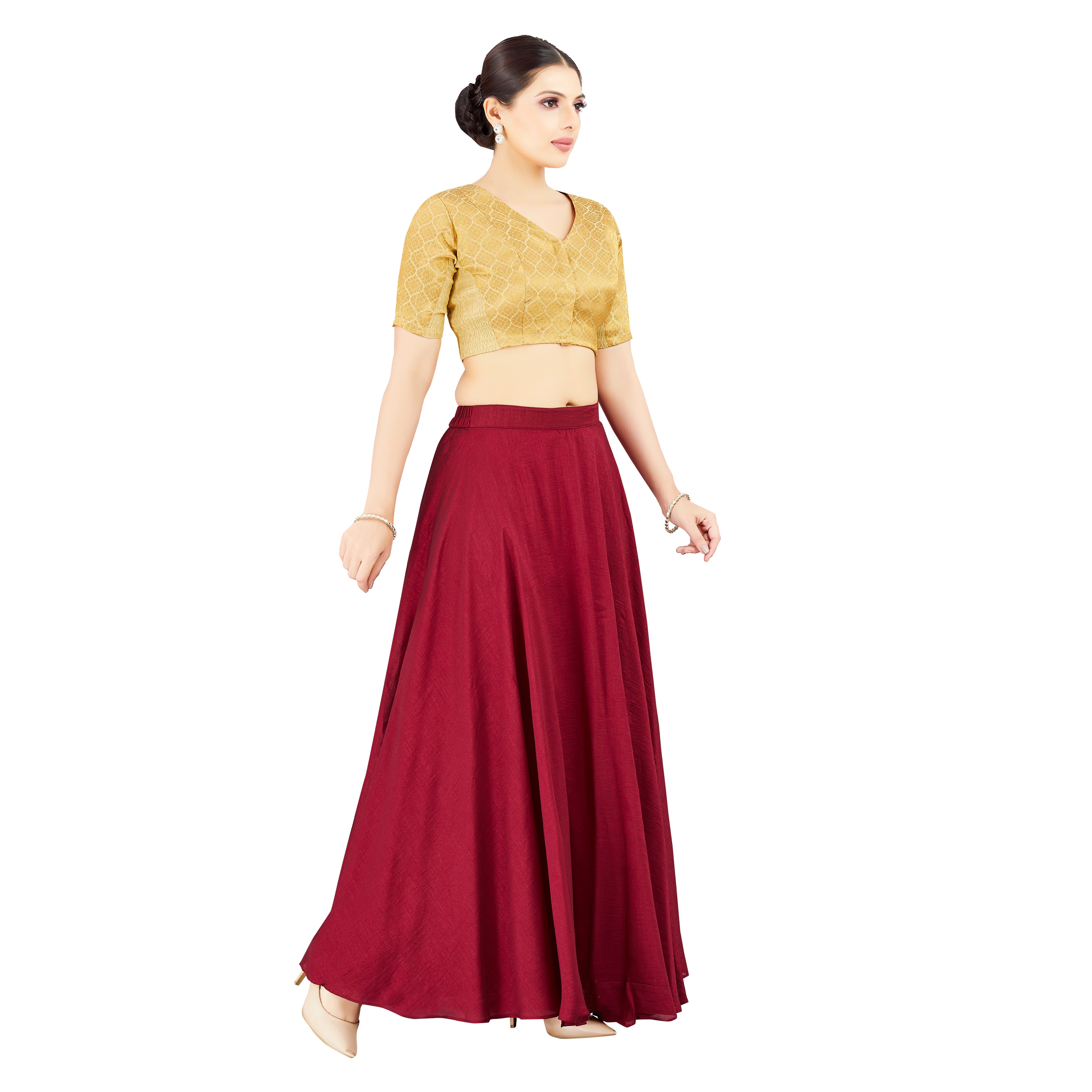 Sara Silk Skirt - Roop Darshan