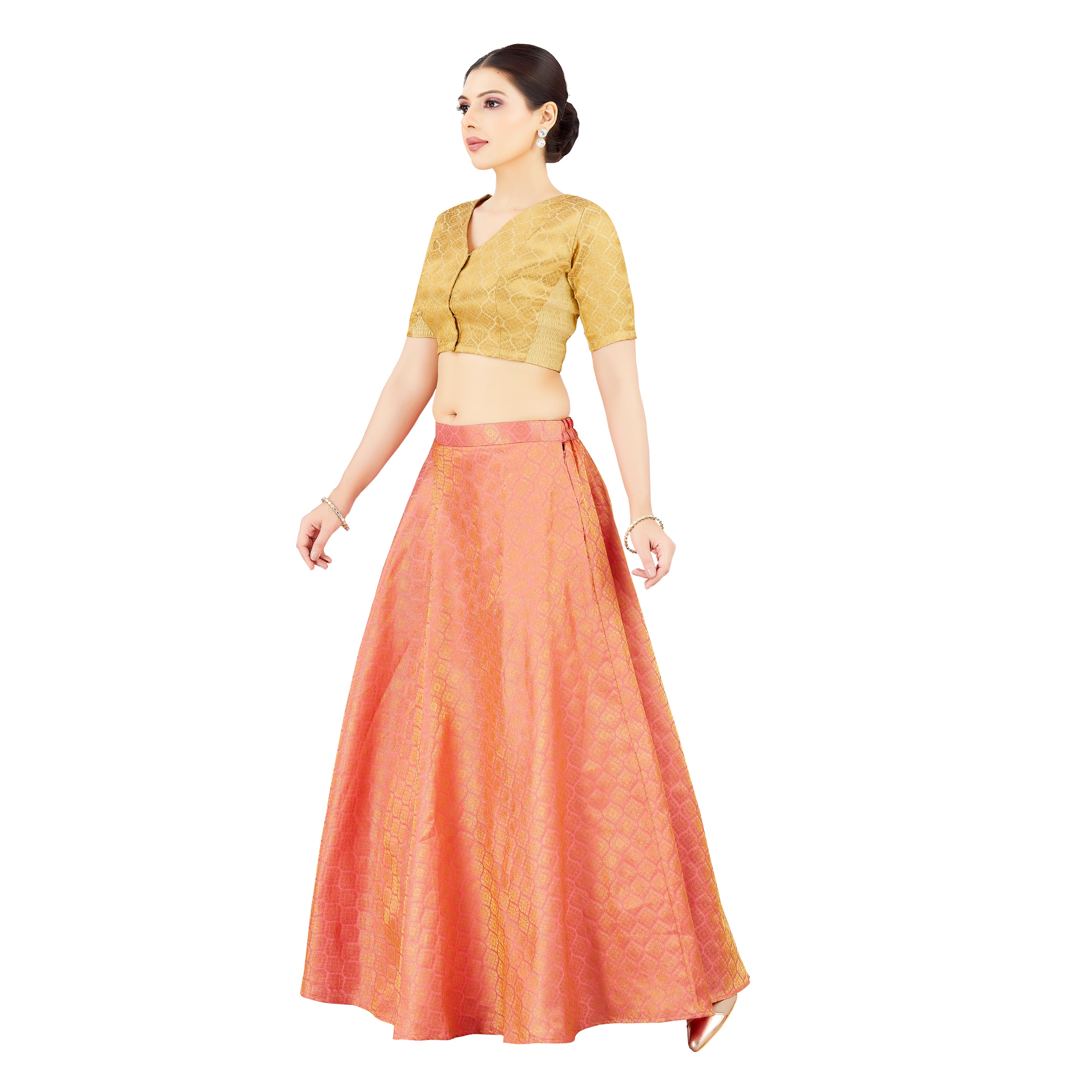 Dhara Brocade Skirt - Roop Darshan