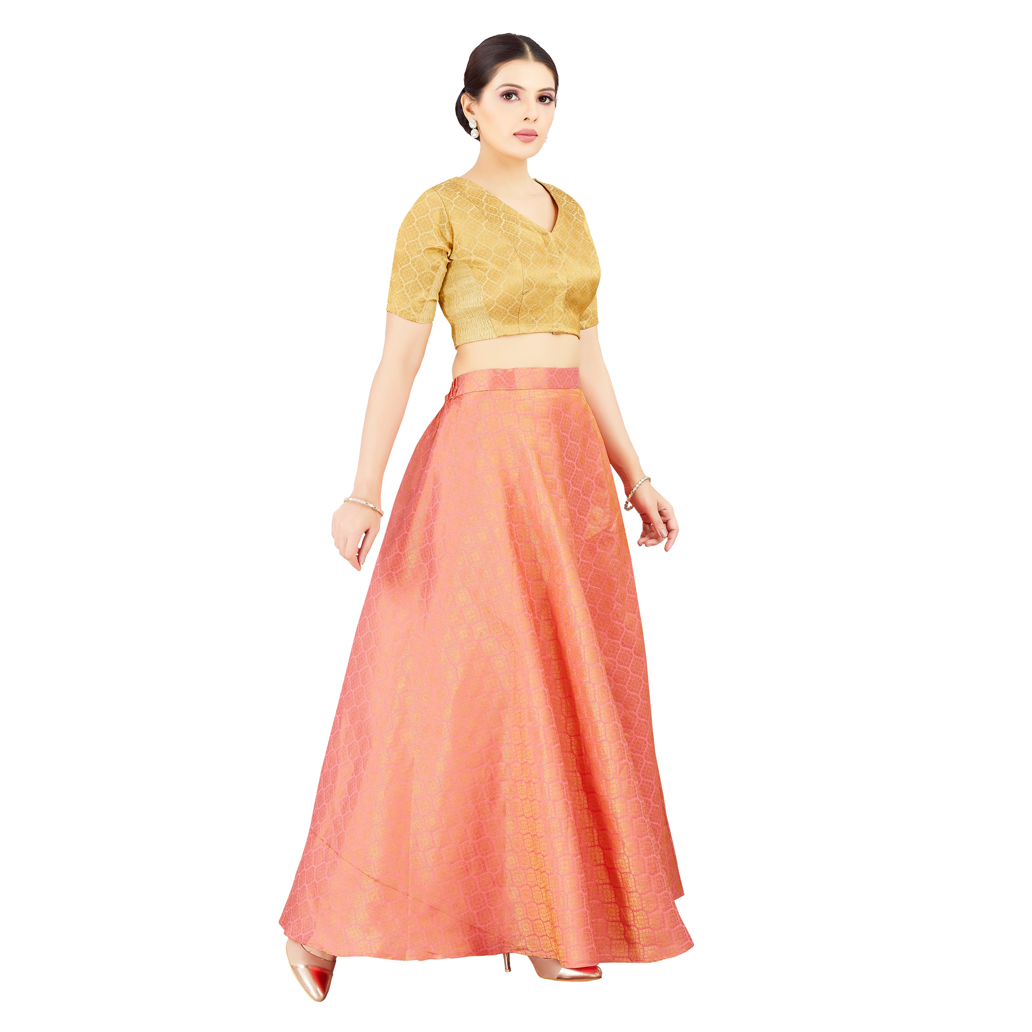 Dhara Brocade Skirt - Roop Darshan