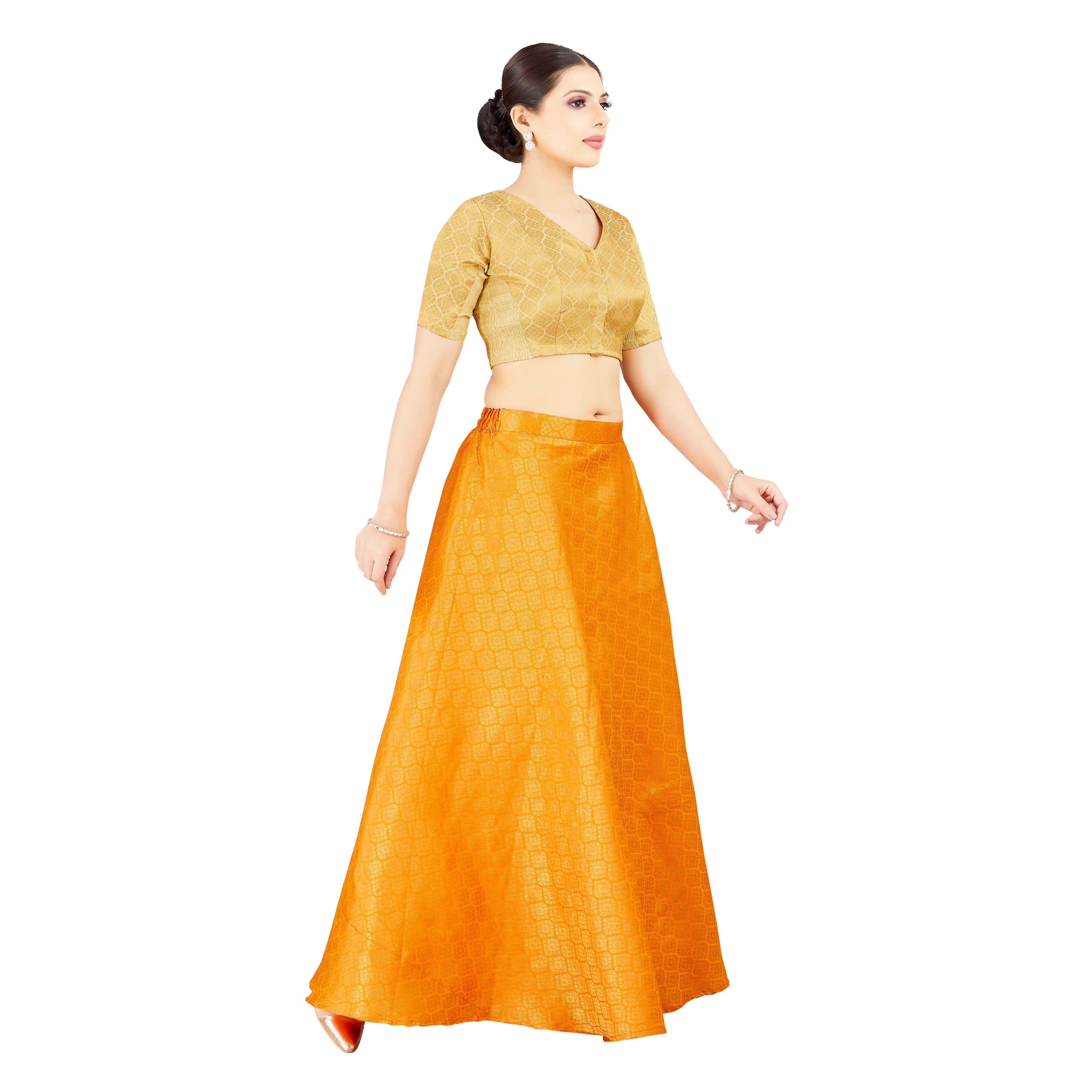 Dhara Brocade Skirt - Roop Darshan