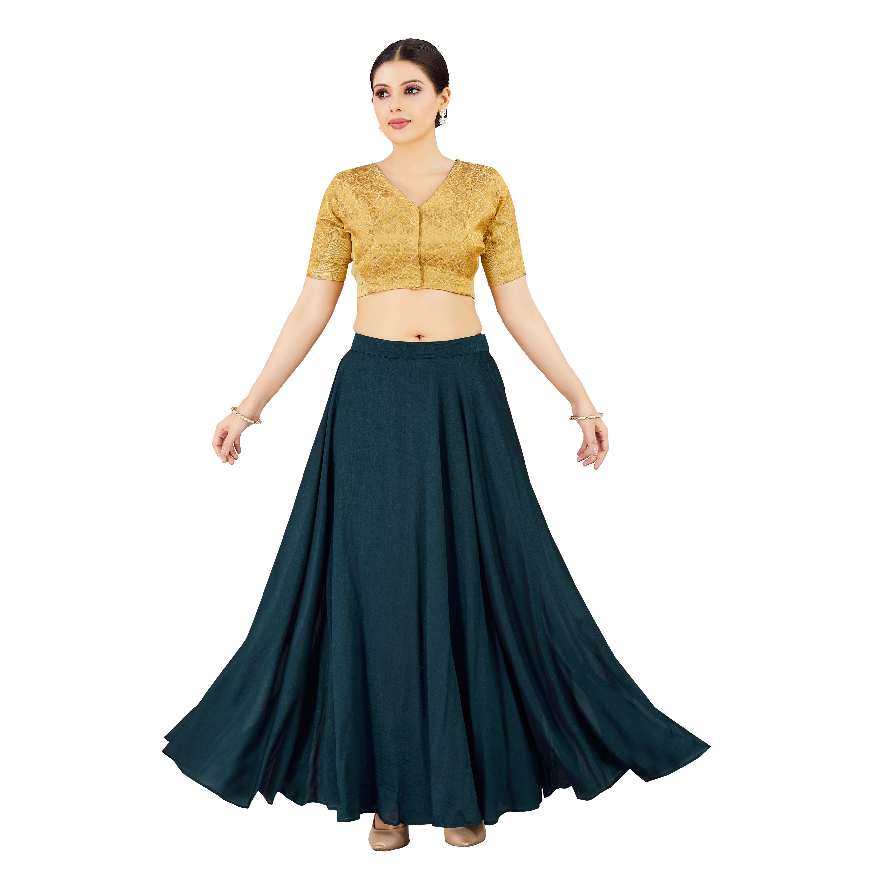 Sara Silk Skirt - Roop Darshan