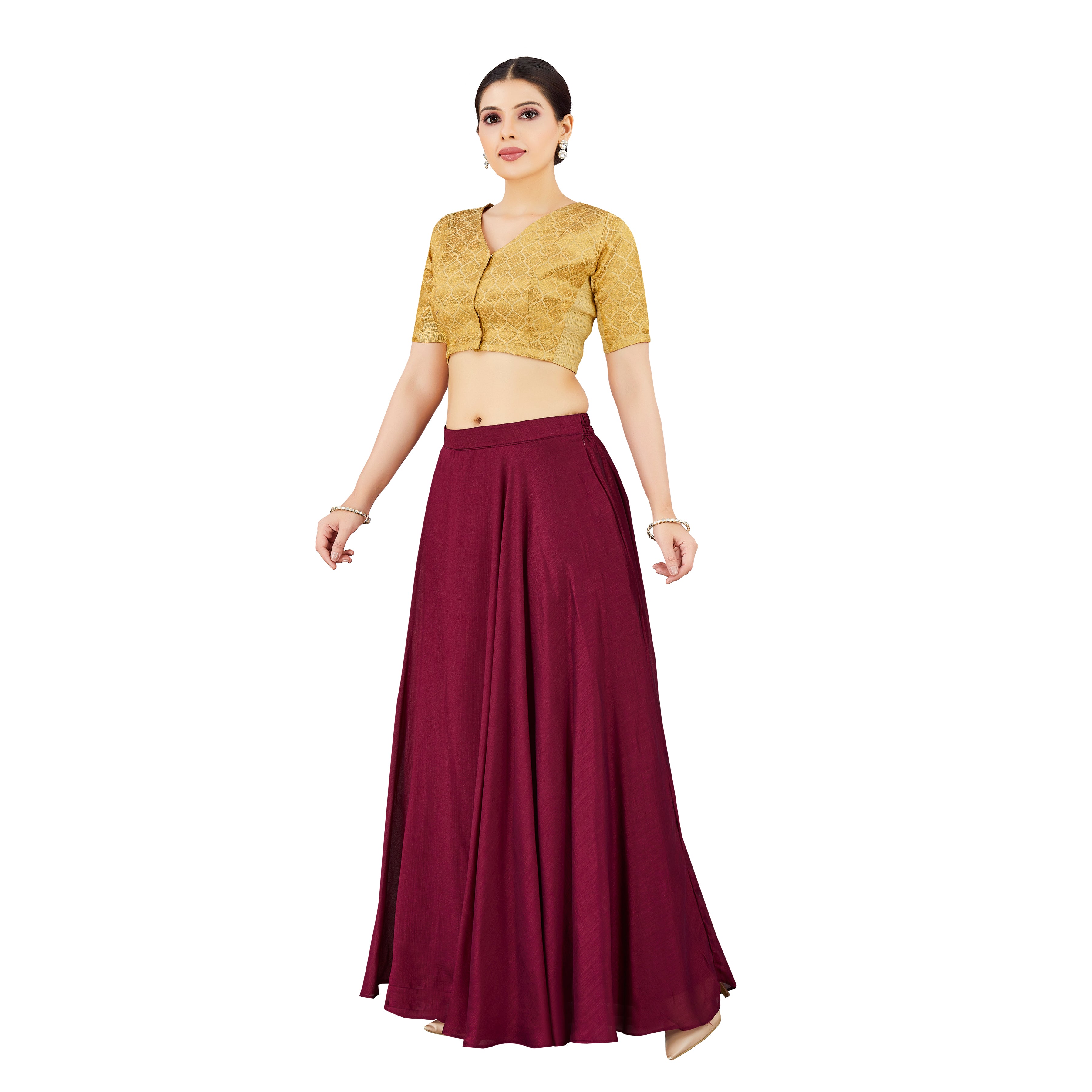 Sara Silk Skirt - Roop Darshan