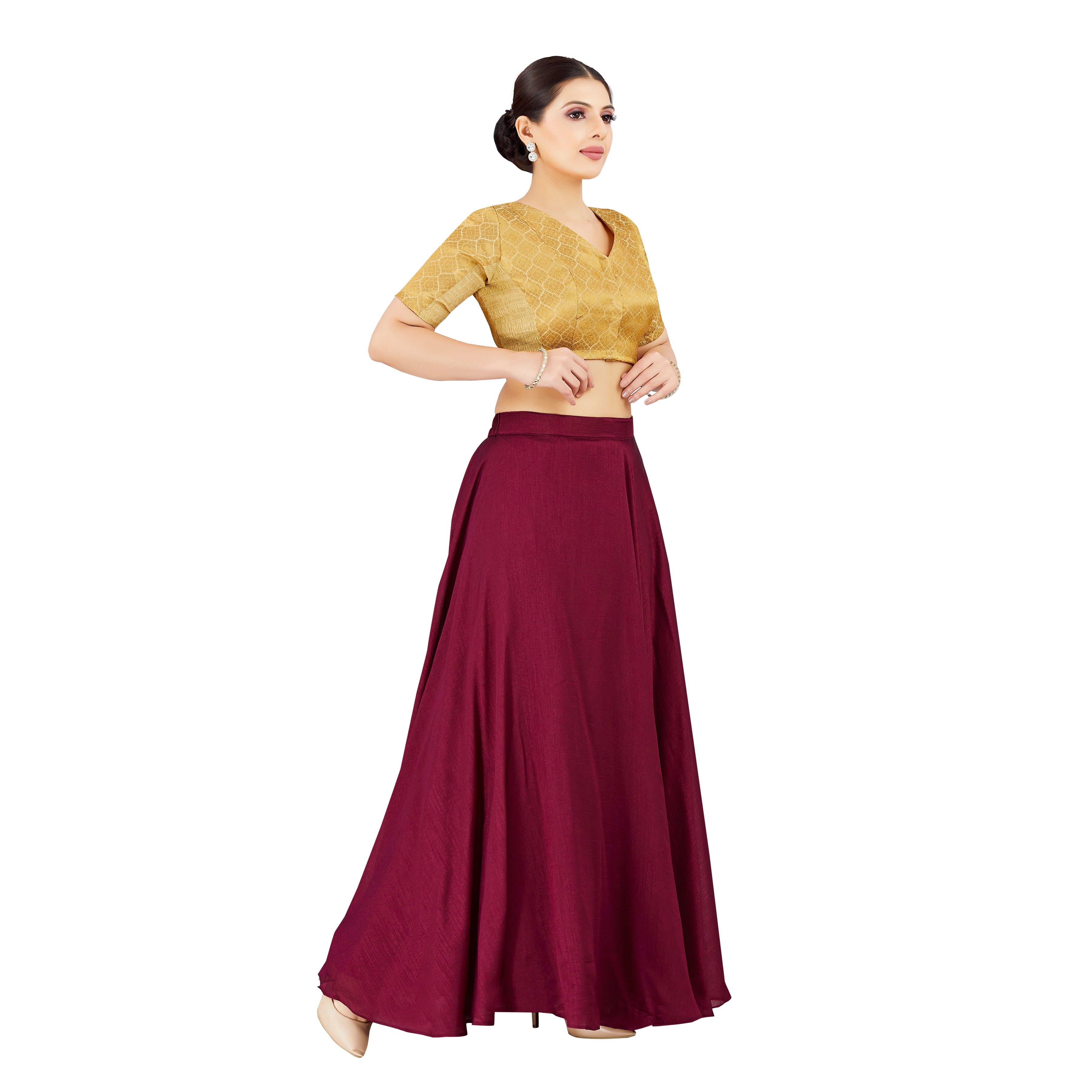 Sara Silk Skirt - Roop Darshan