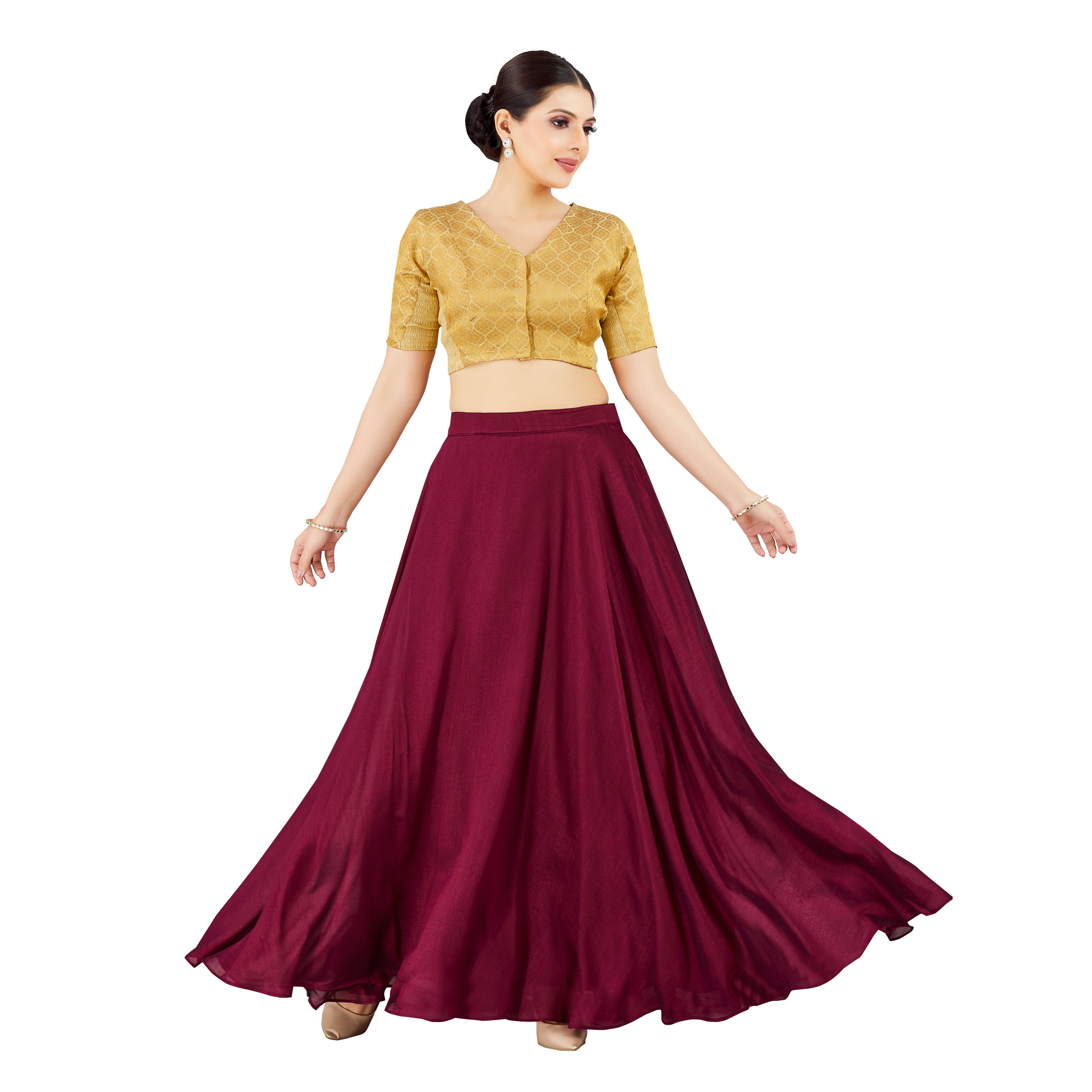 Sara Silk Skirt - Roop Darshan