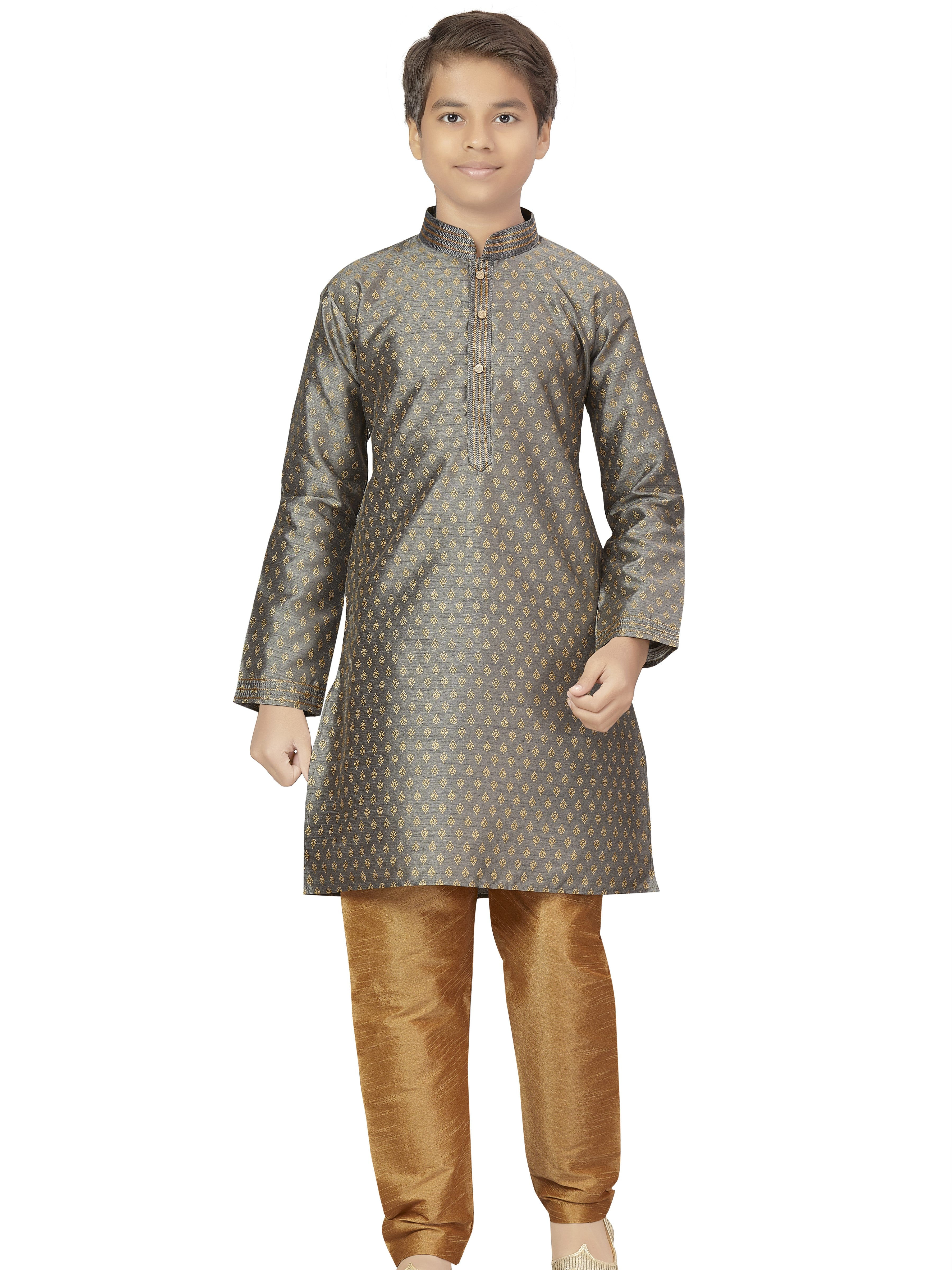 Boys Printed Kurta Payjama - Roop Darshan