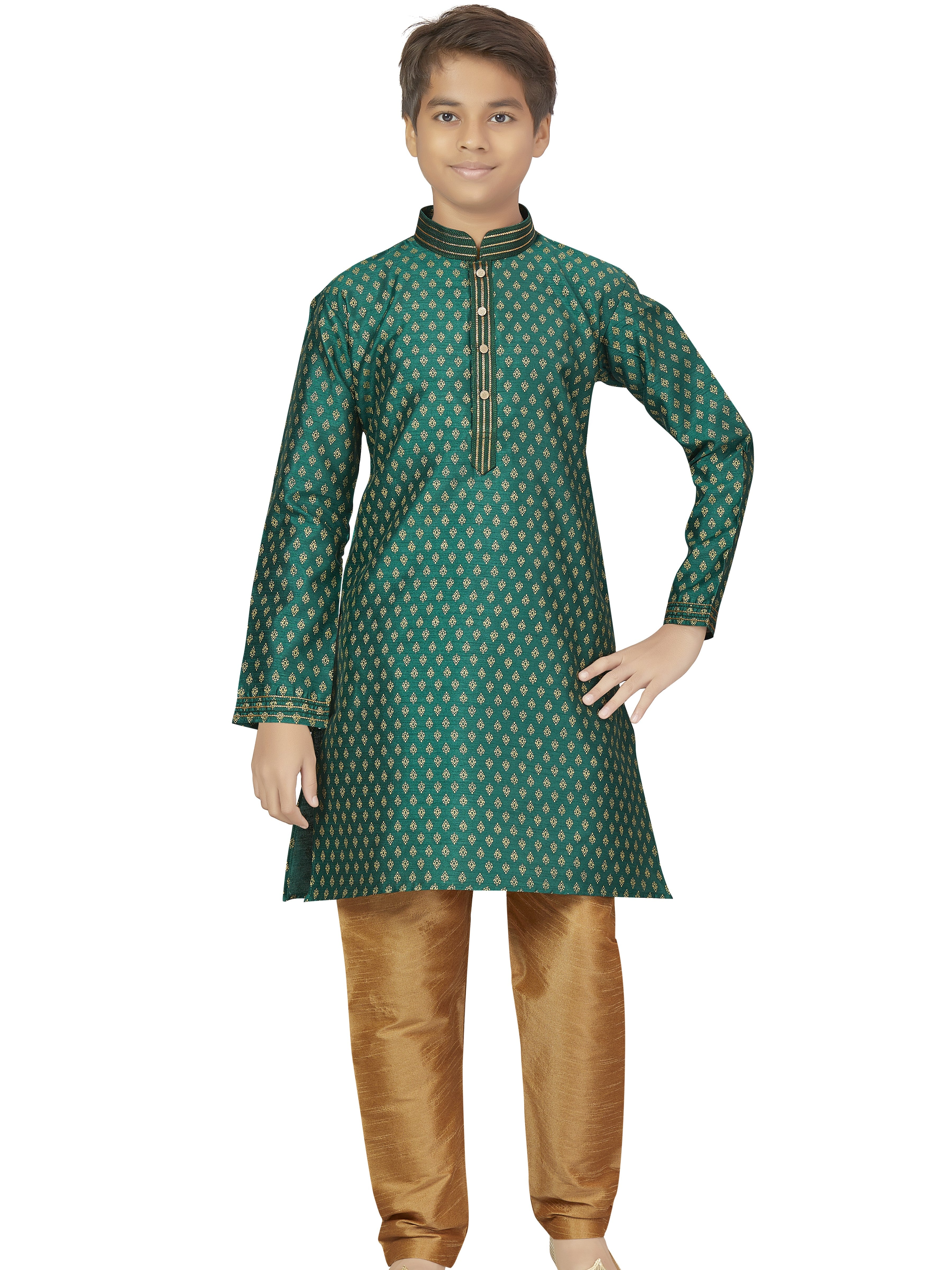 Boys Printed Kurta Payjama - Roop Darshan