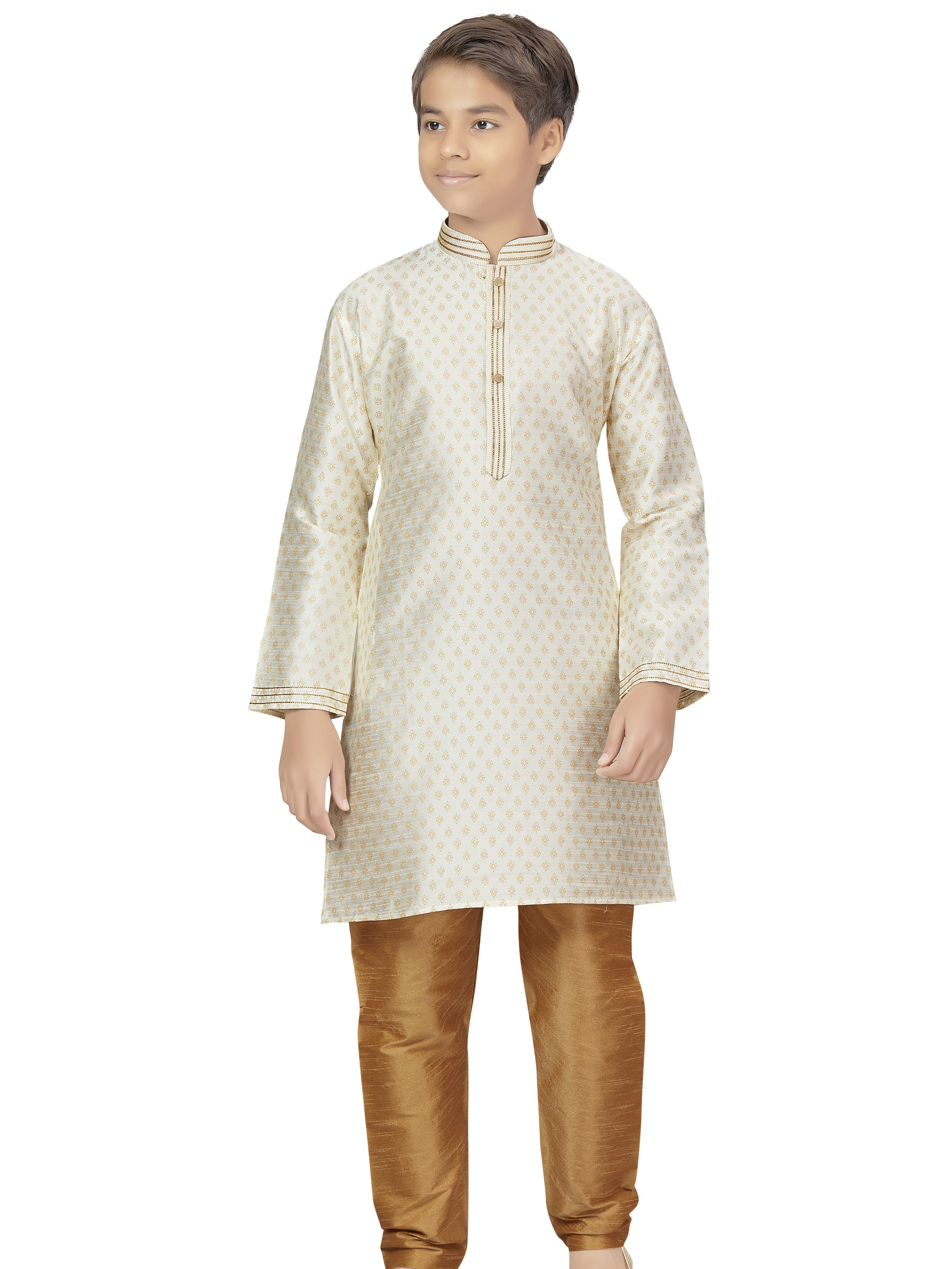 Boys Printed Kurta Payjama - Roop Darshan