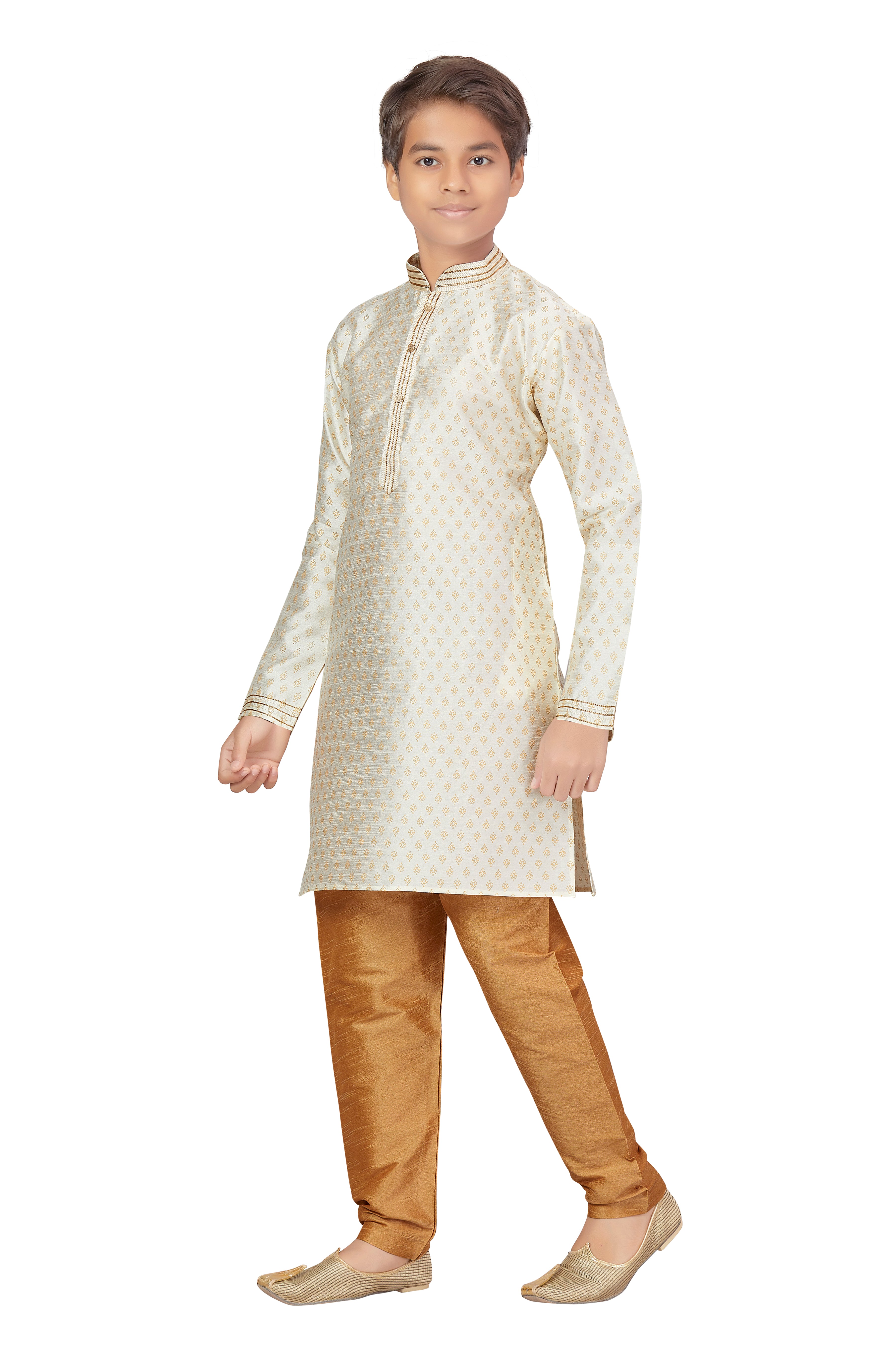 Boys Printed Kurta Payjama - Roop Darshan