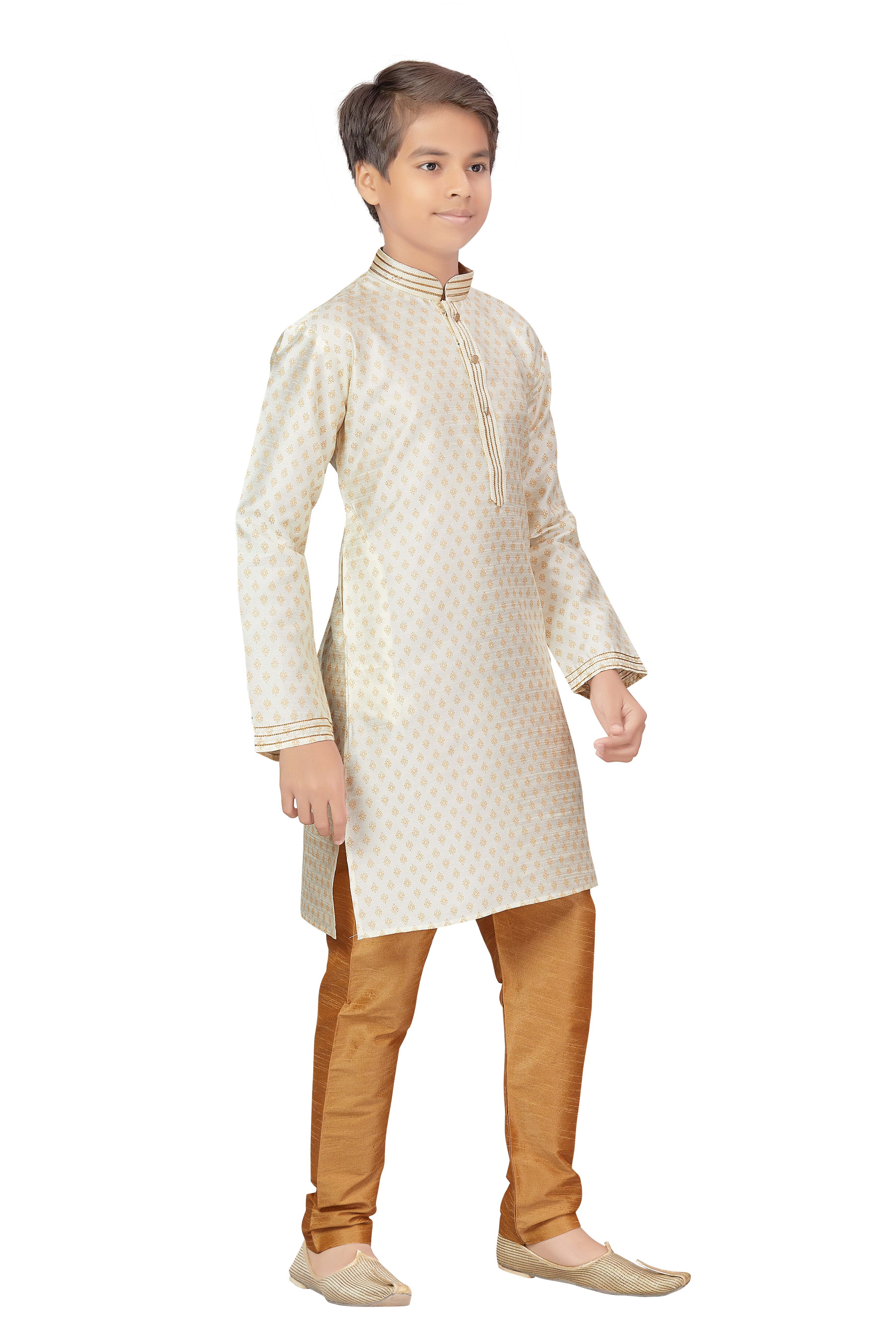 Boys Printed Kurta Payjama - Roop Darshan