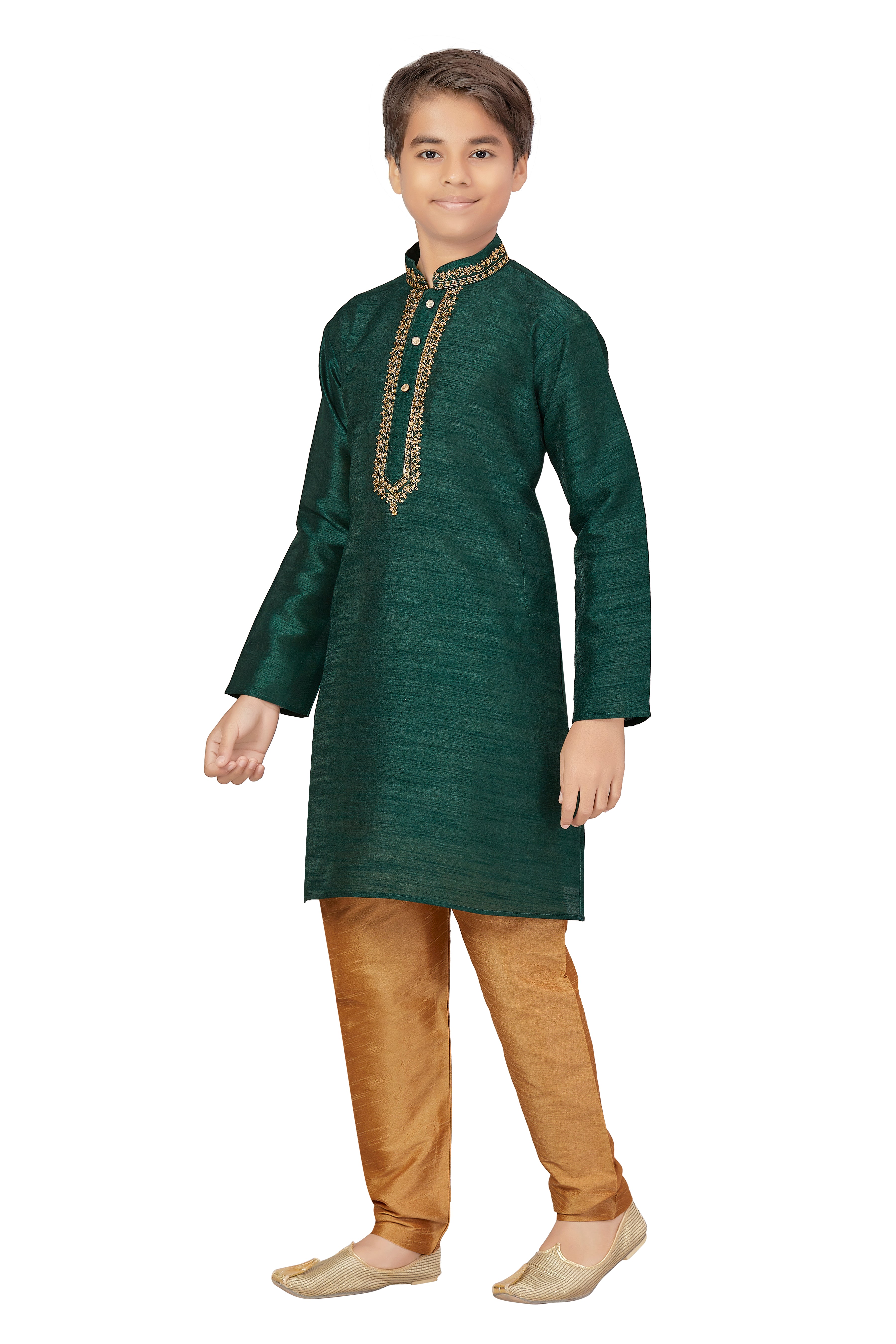 Boys Embroidered Kurta Payjama - Roop Darshan