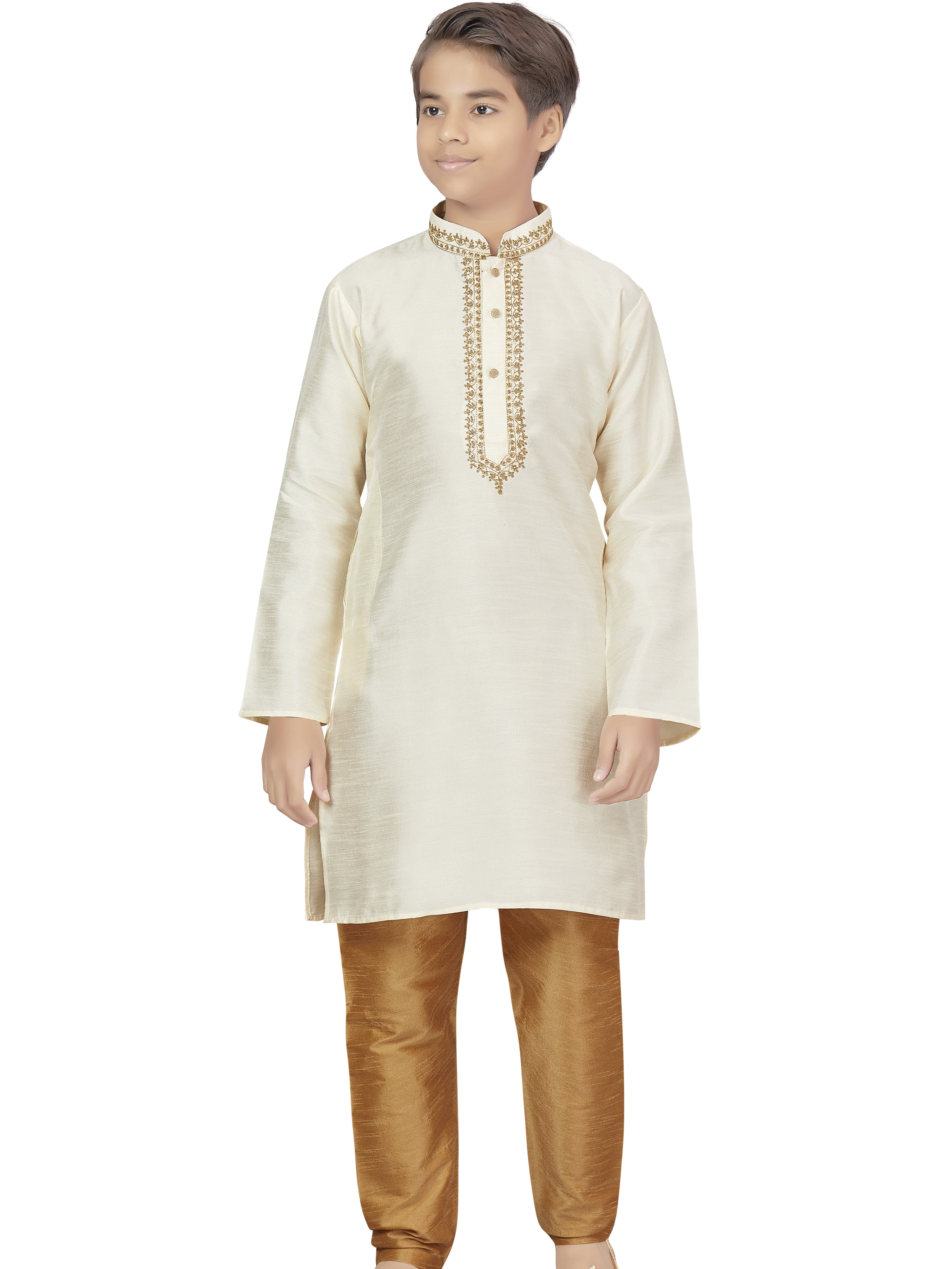 Boys Embroidered Kurta Payjama - Roop Darshan