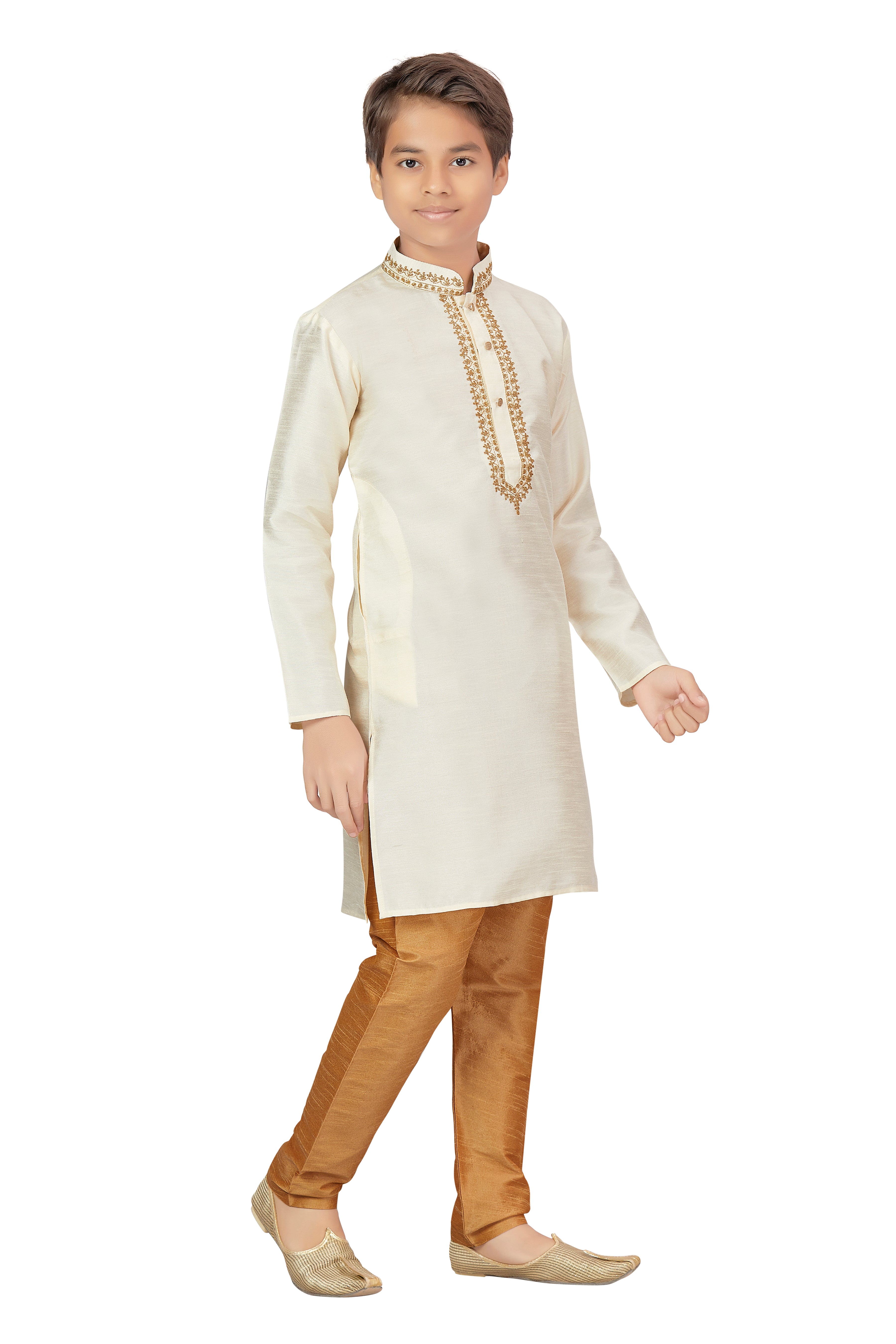 Boys Embroidered Kurta Payjama - Roop Darshan