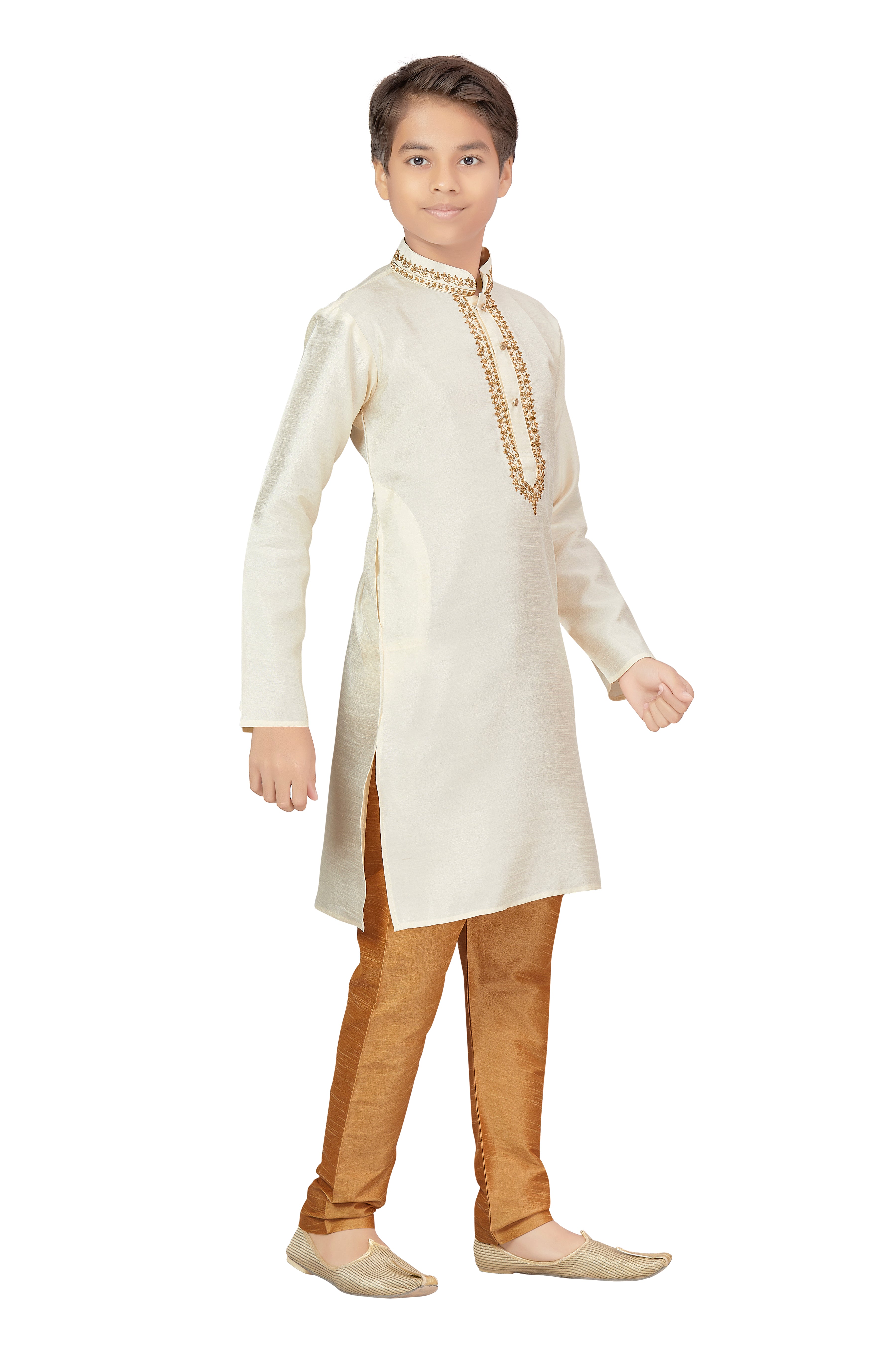 Boys Embroidered Kurta Payjama - Roop Darshan