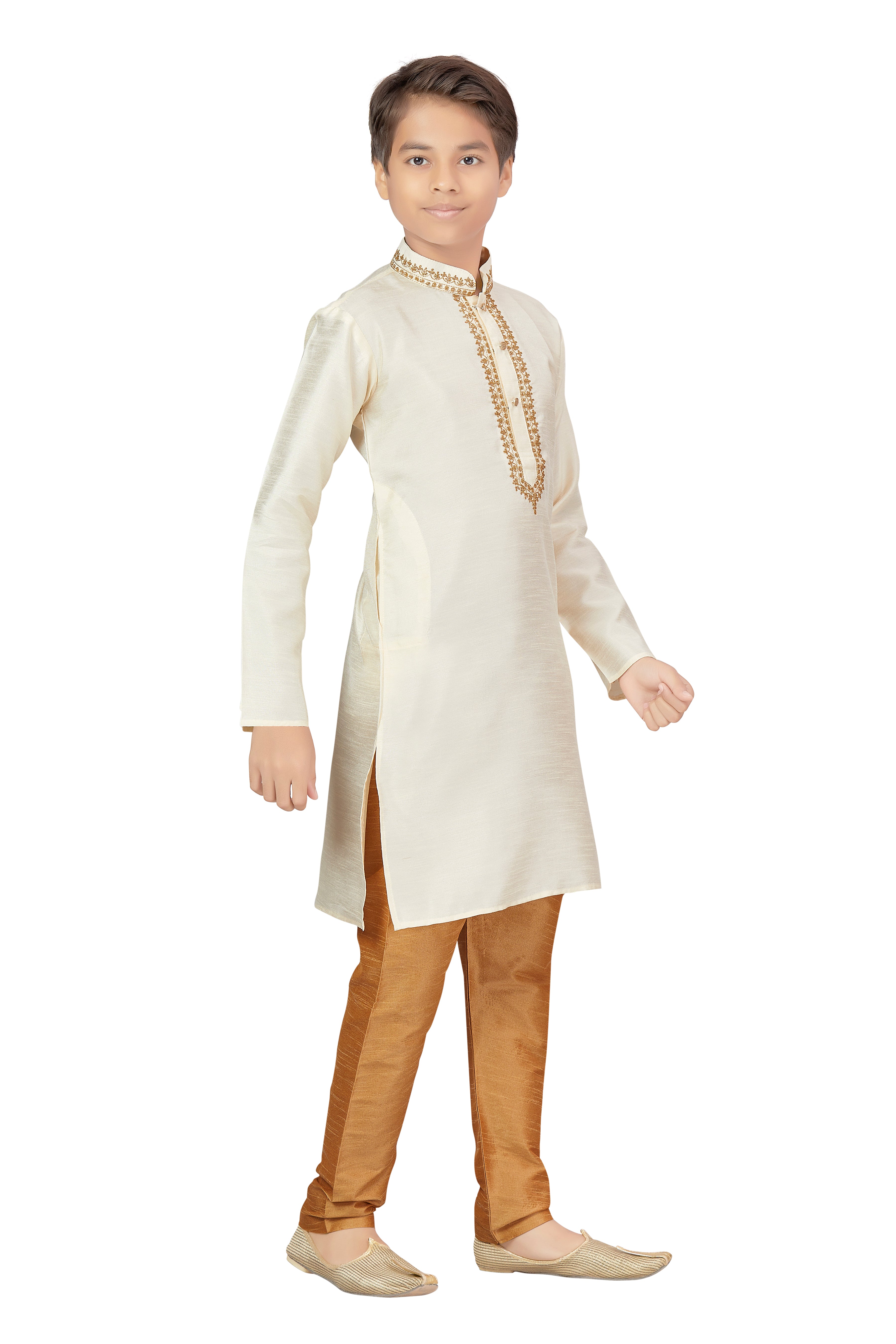 Boys Embroidered Kurta Payjama - Roop Darshan