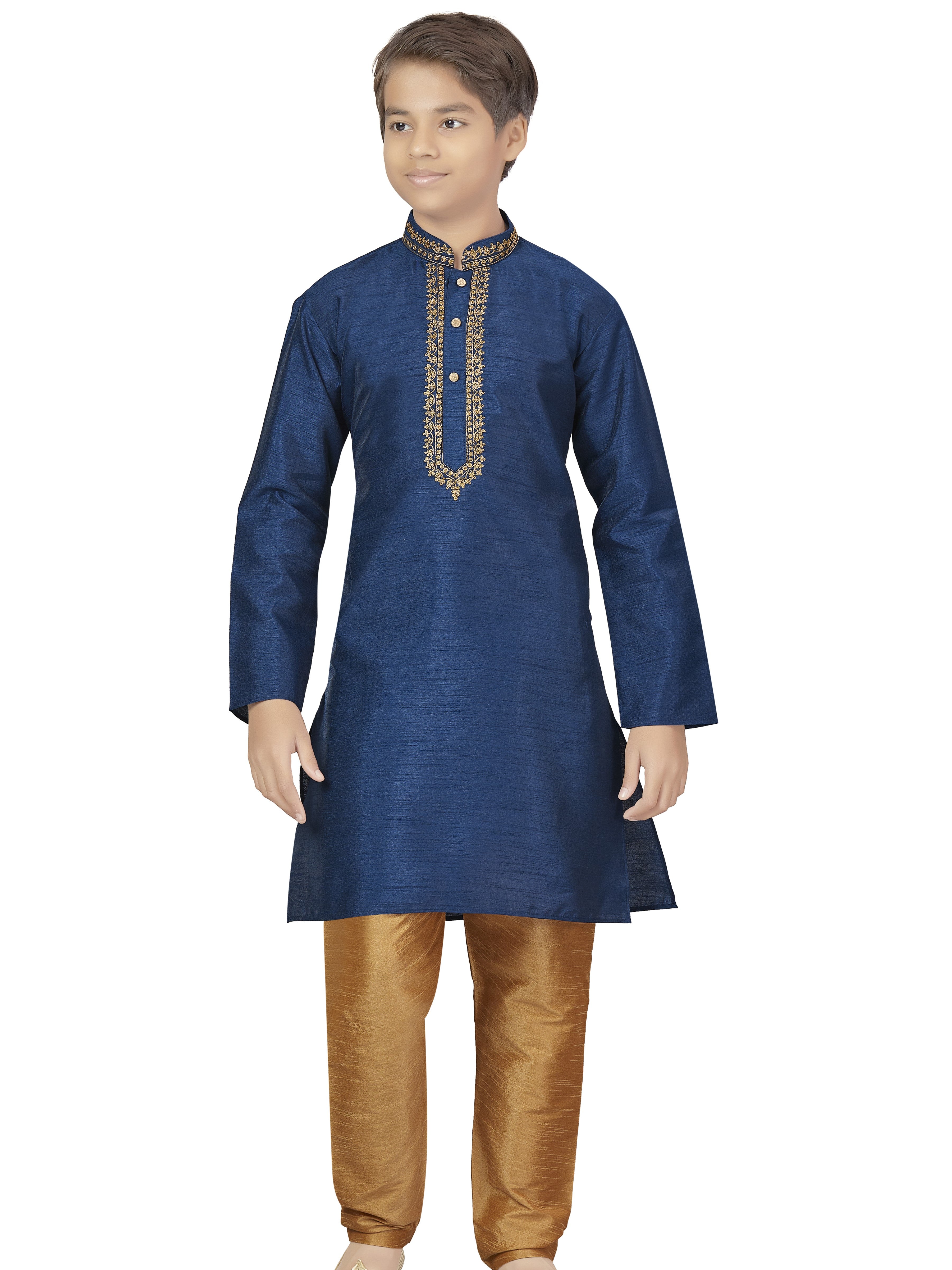 Boys Embroidered Kurta Payjama - Roop Darshan