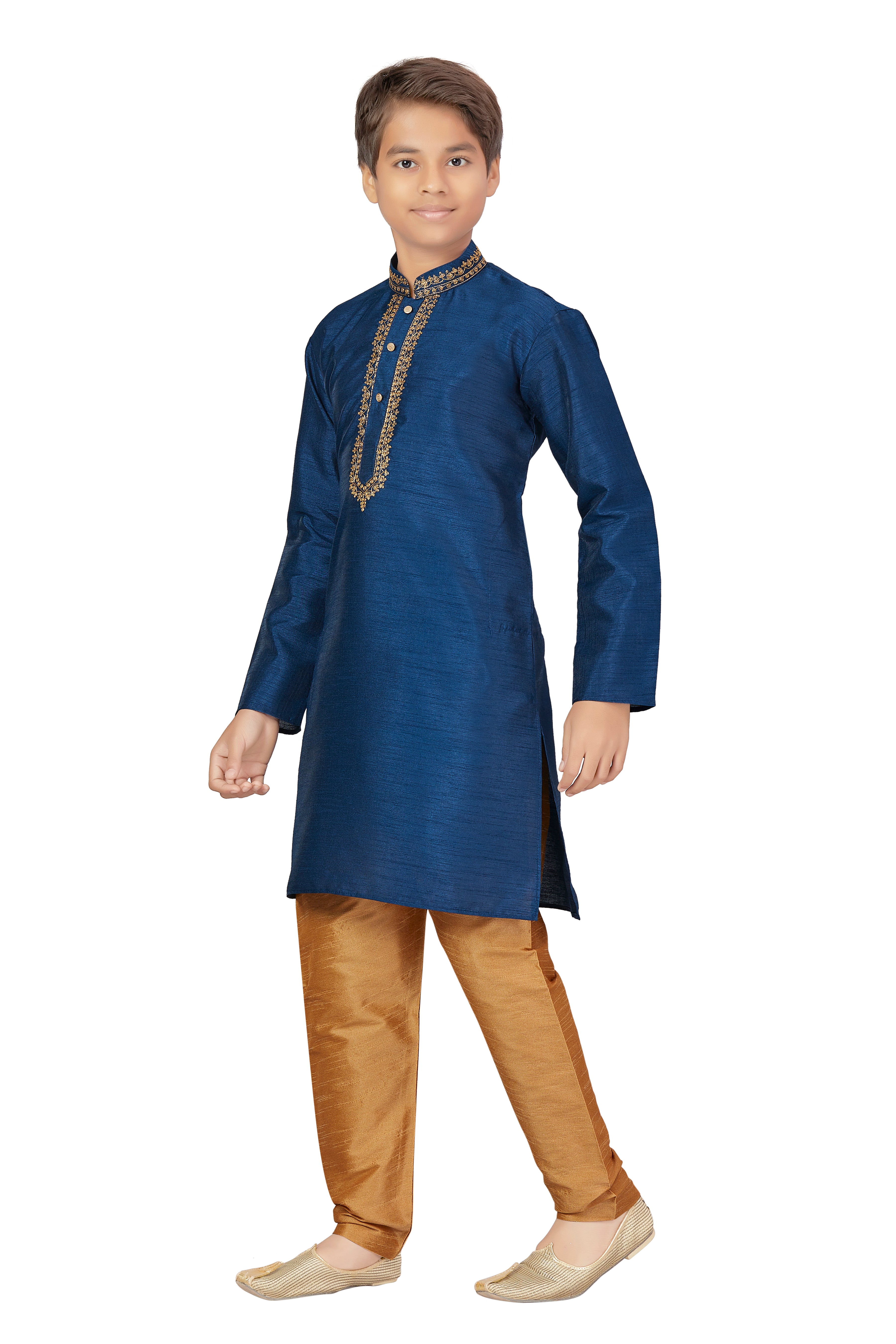 Boys Embroidered Kurta Payjama - Roop Darshan