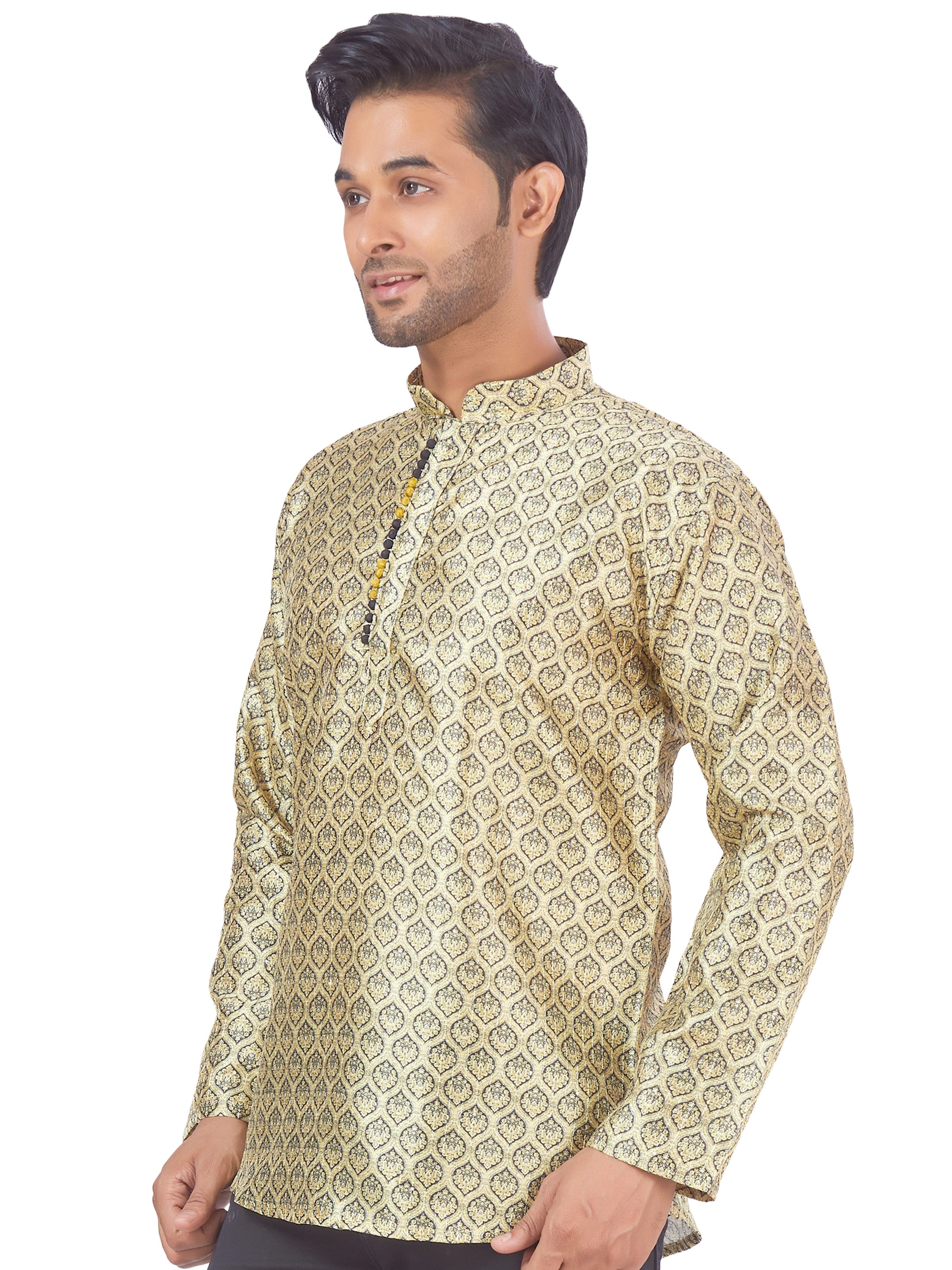 Mens Printed Kurti - Roop Darshan