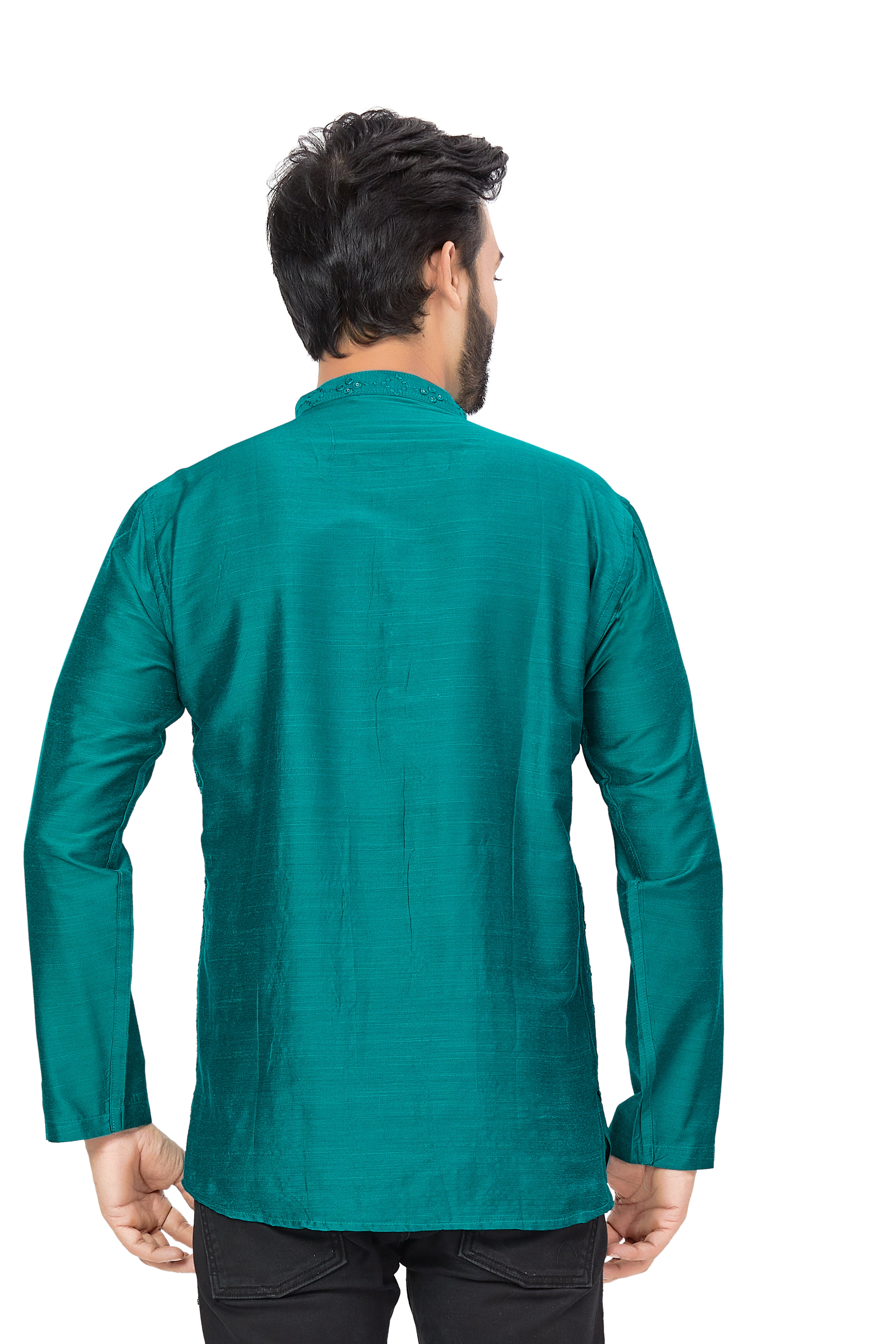 Mens Resham Embroidered Kurti - Roop Darshan