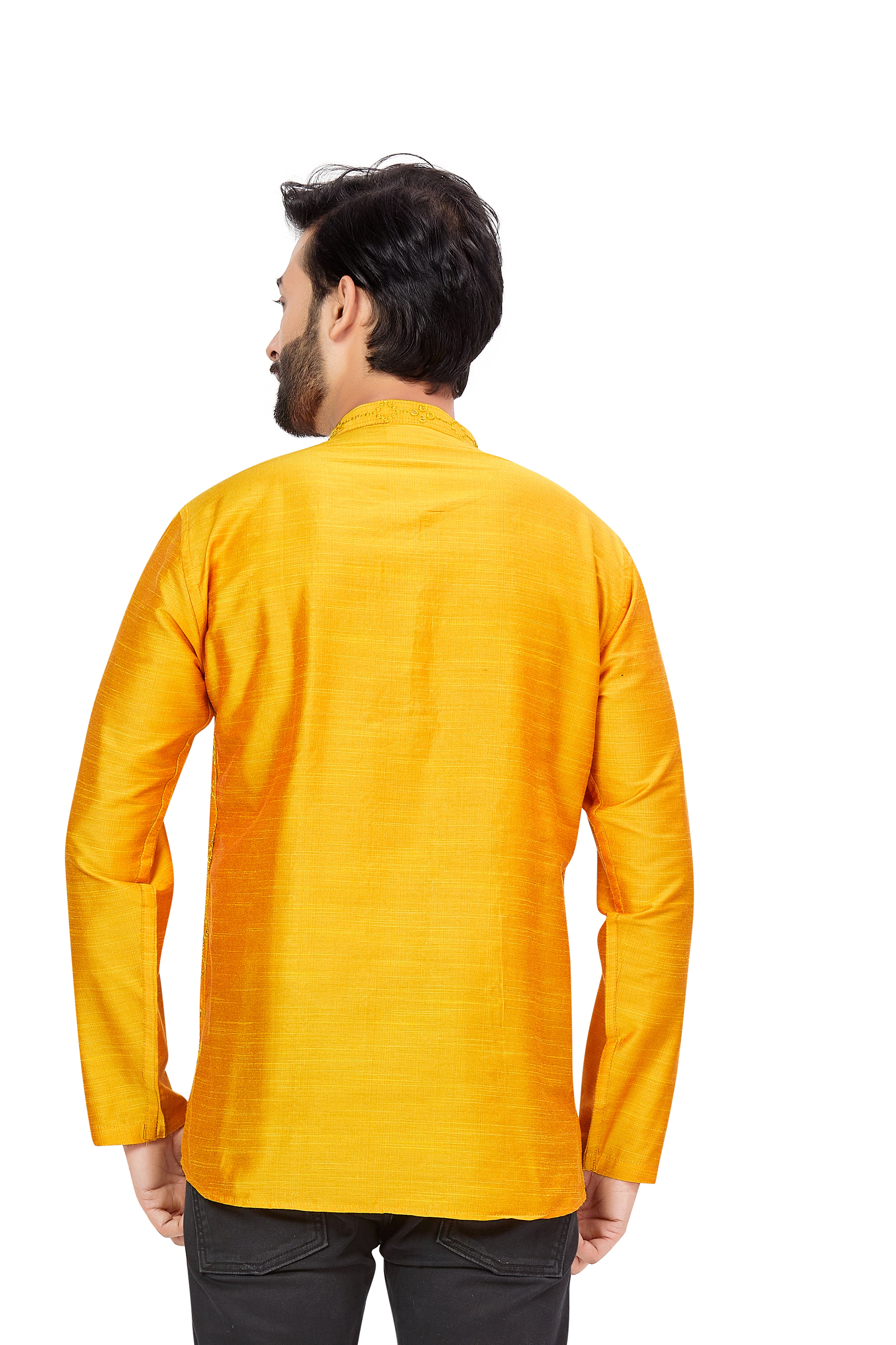 Mens Resham Embroidered Kurti - Roop Darshan