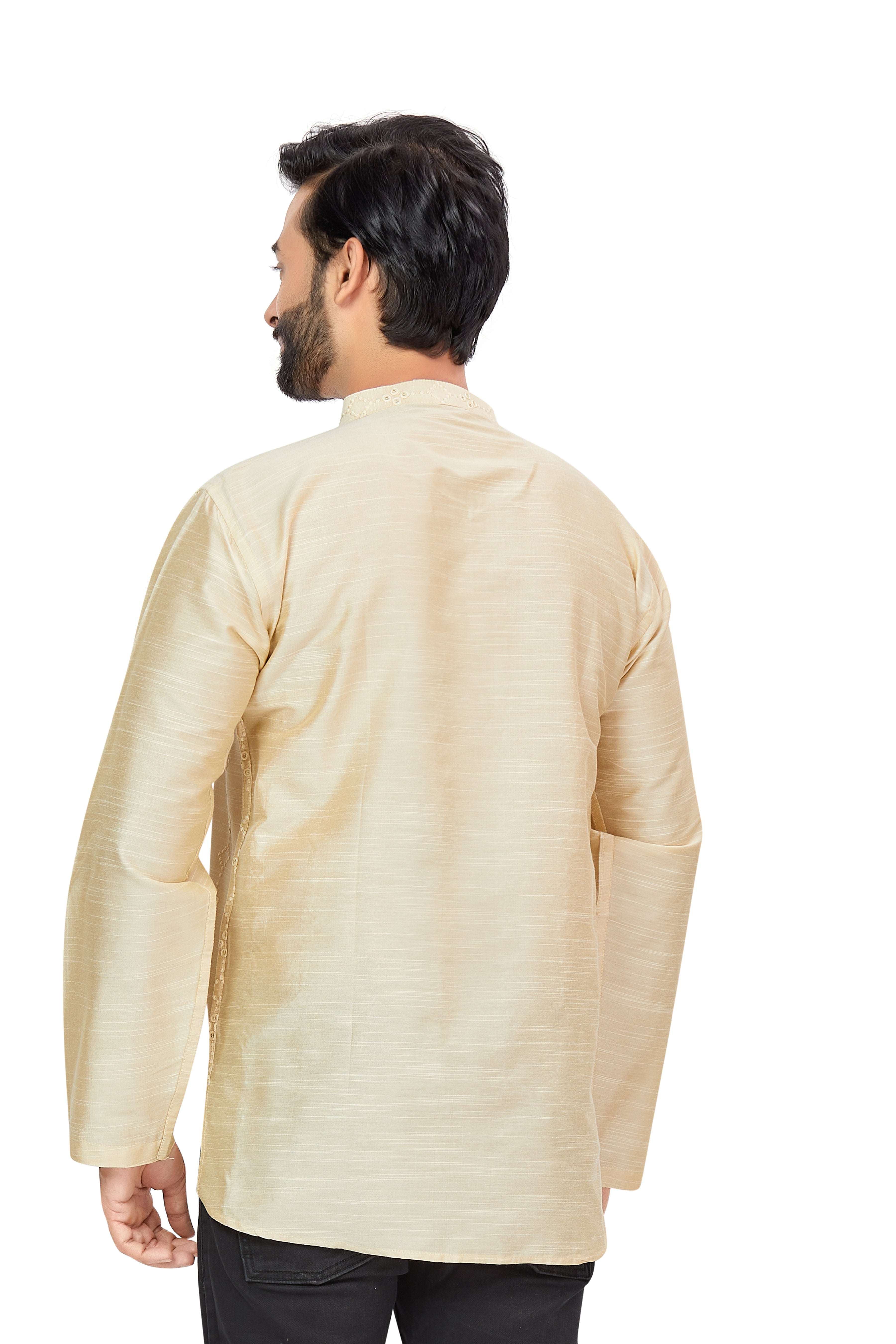 Mens Resham Embroidered Kurti - Roop Darshan