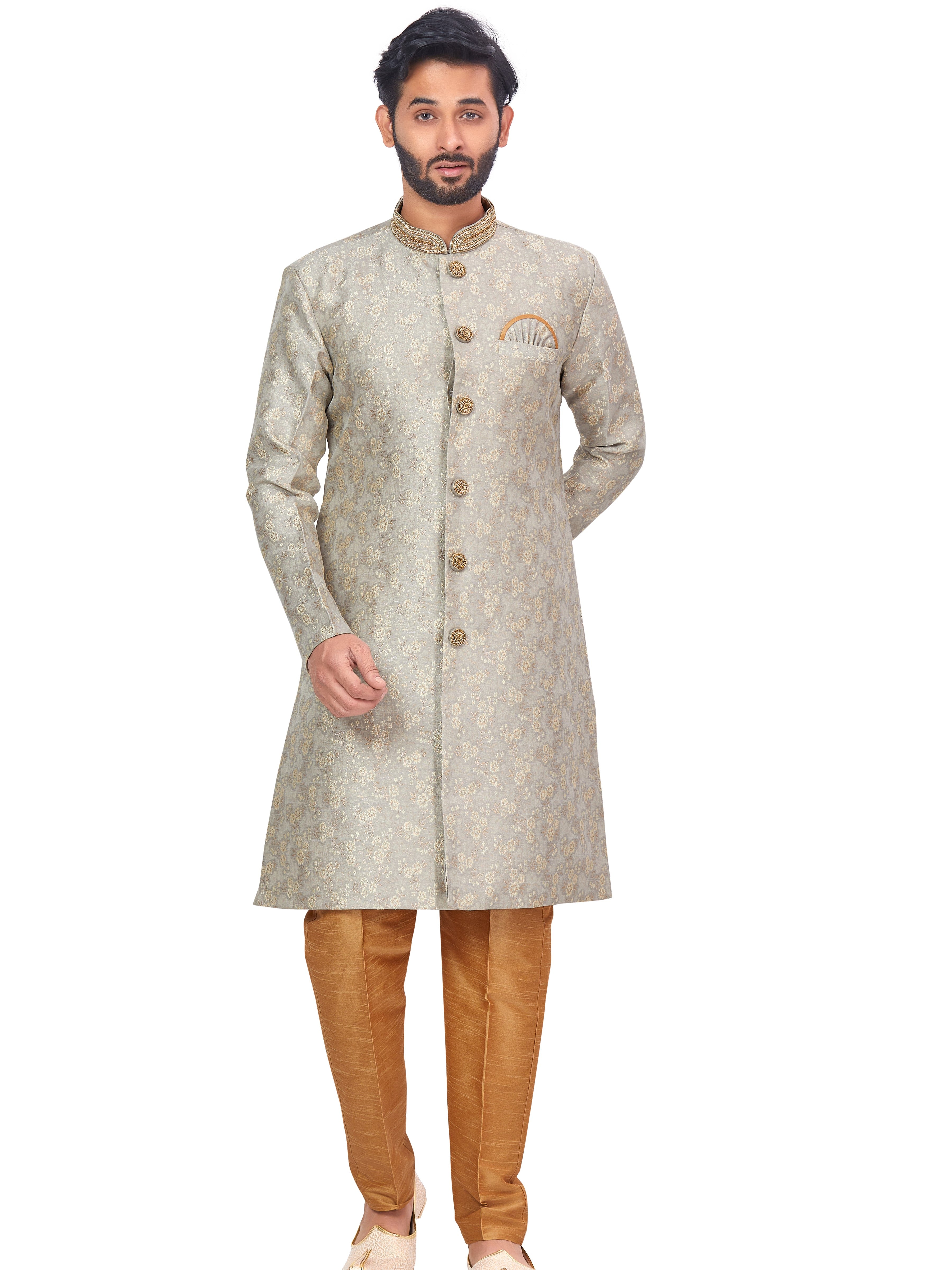 Mens Brocade Kurta Set - Roop Darshan