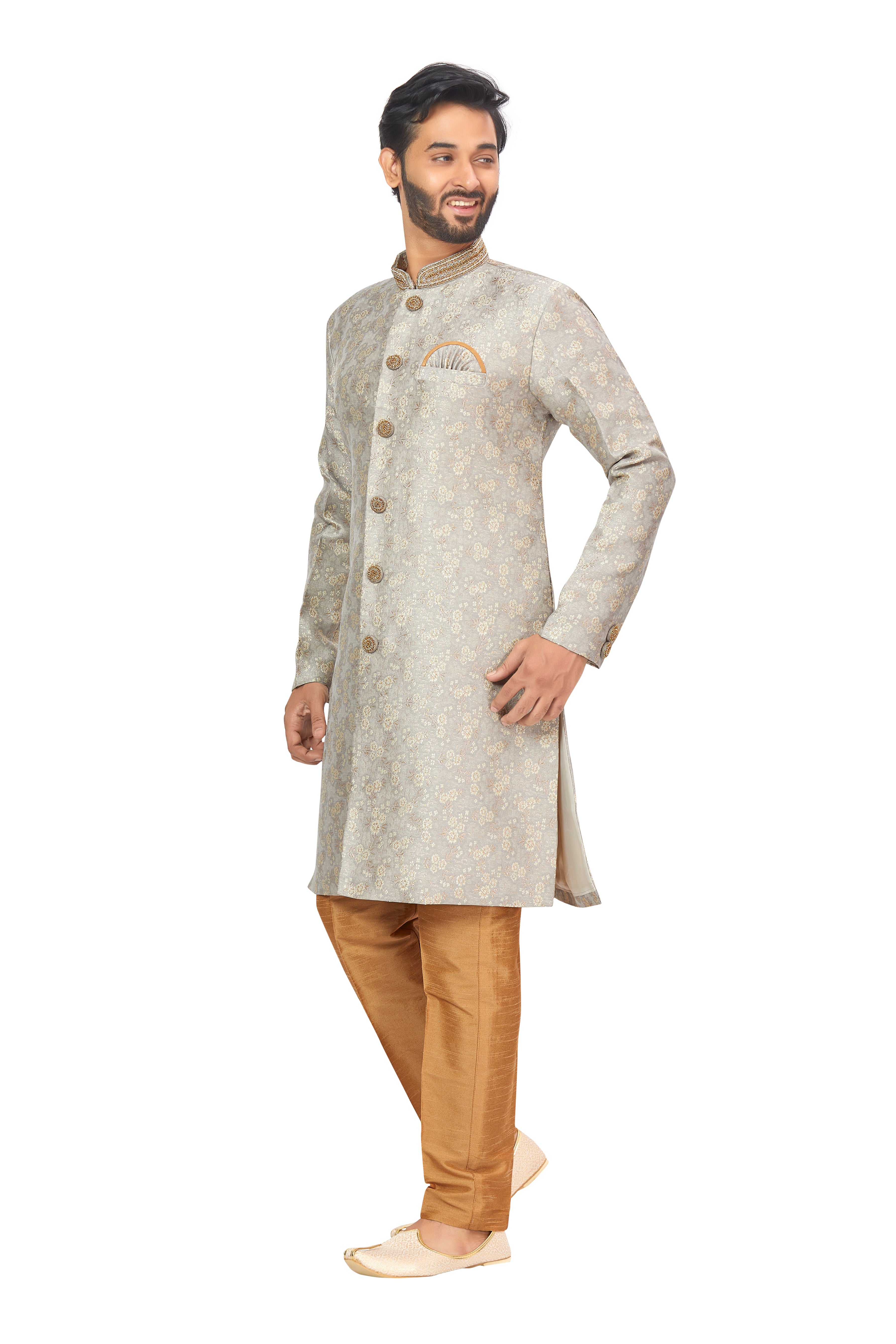 Mens Brocade Kurta Set - Roop Darshan