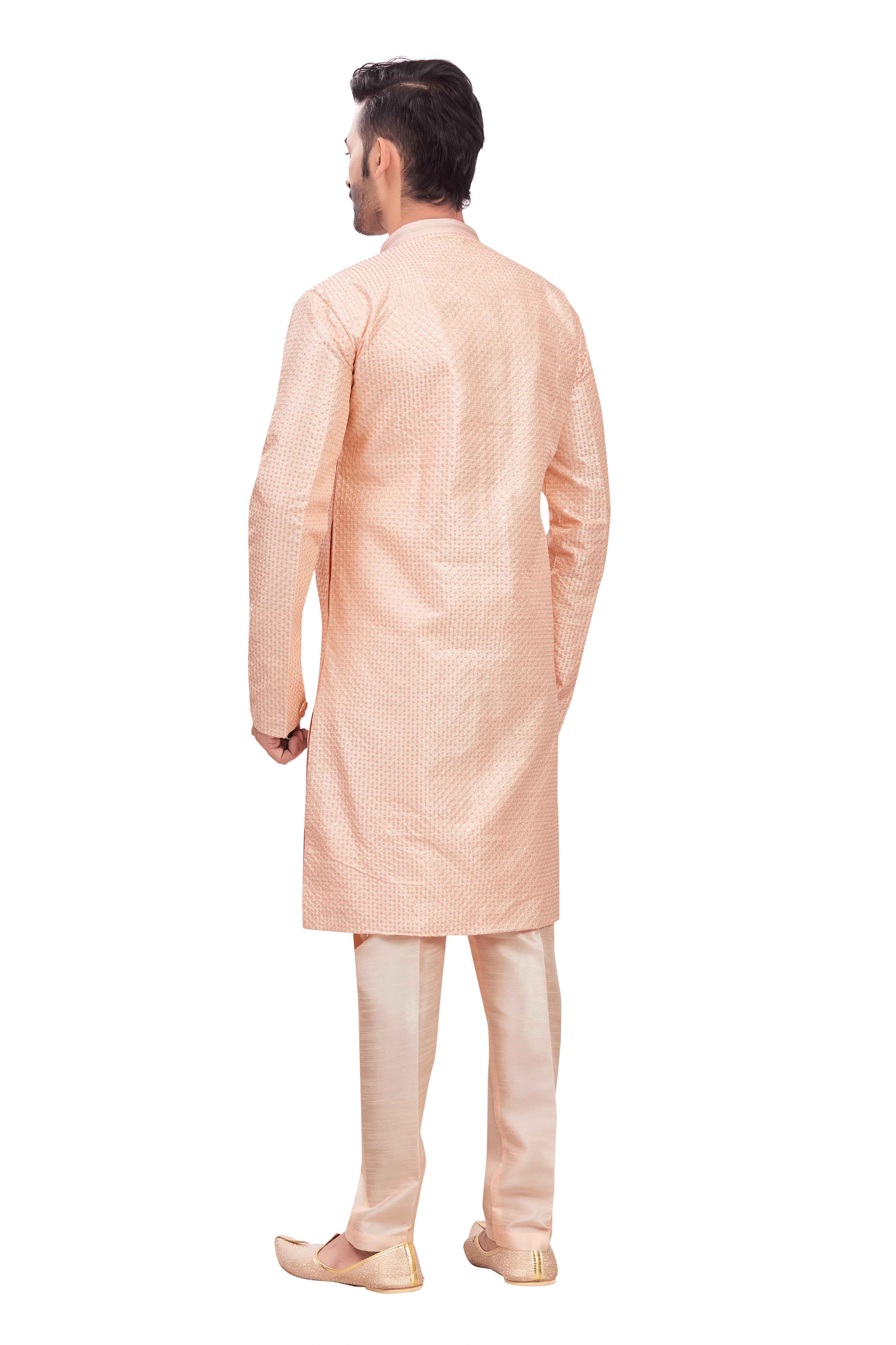 Mens Tiki Resham Embroidered Work Kurta Set - Roop Darshan