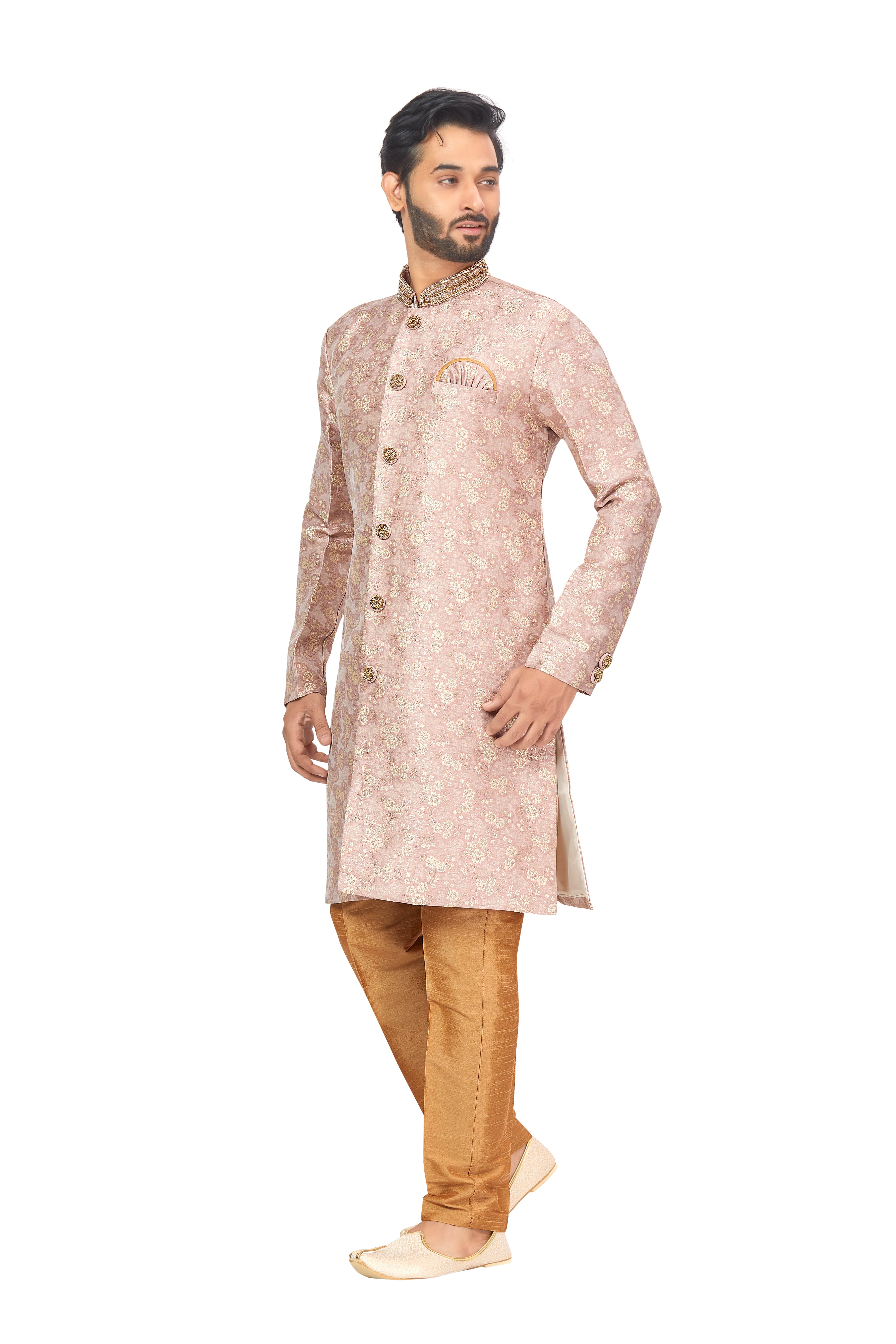 Mens Brocade Kurta Set - Roop Darshan