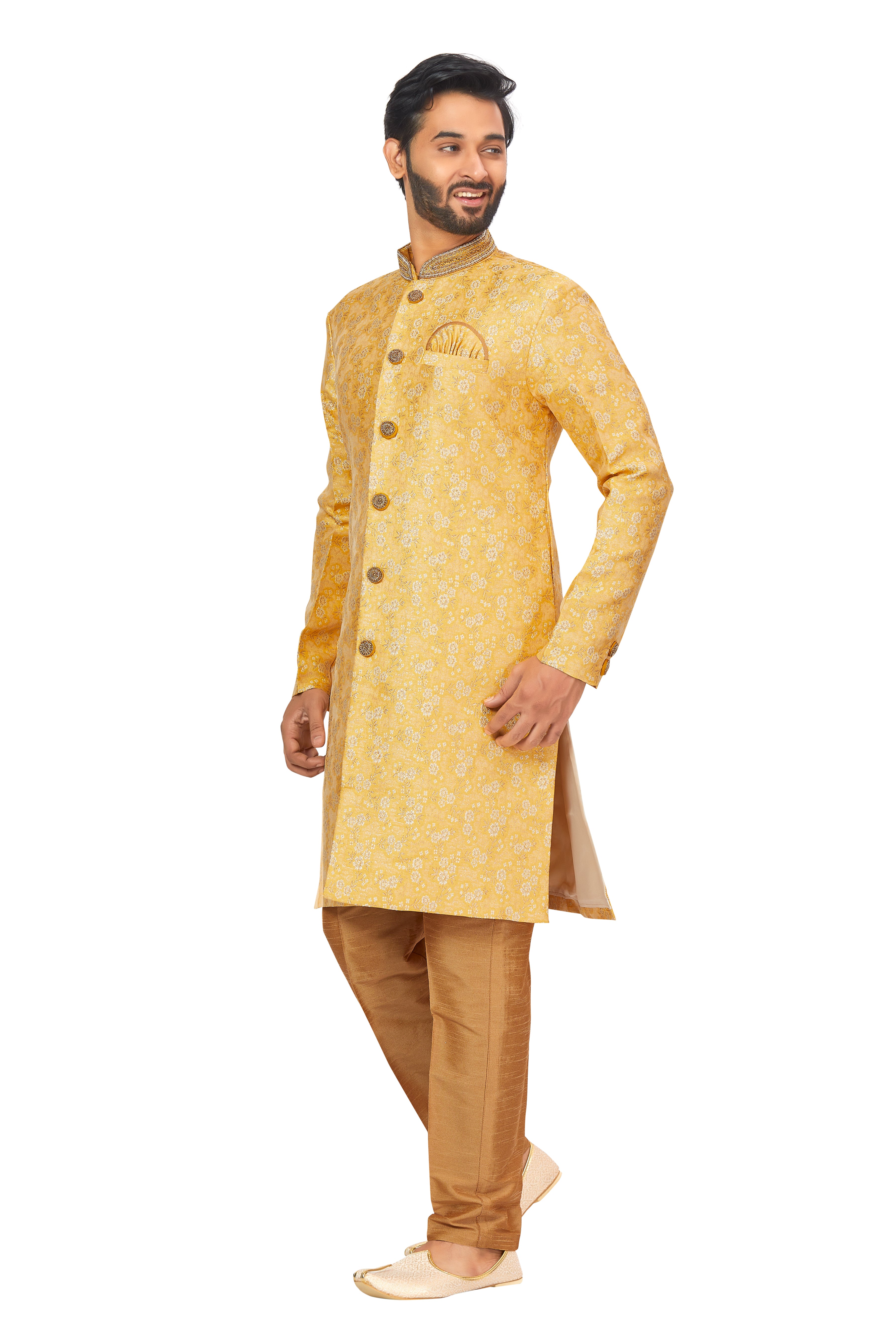 Mens Brocade Kurta Set - Roop Darshan