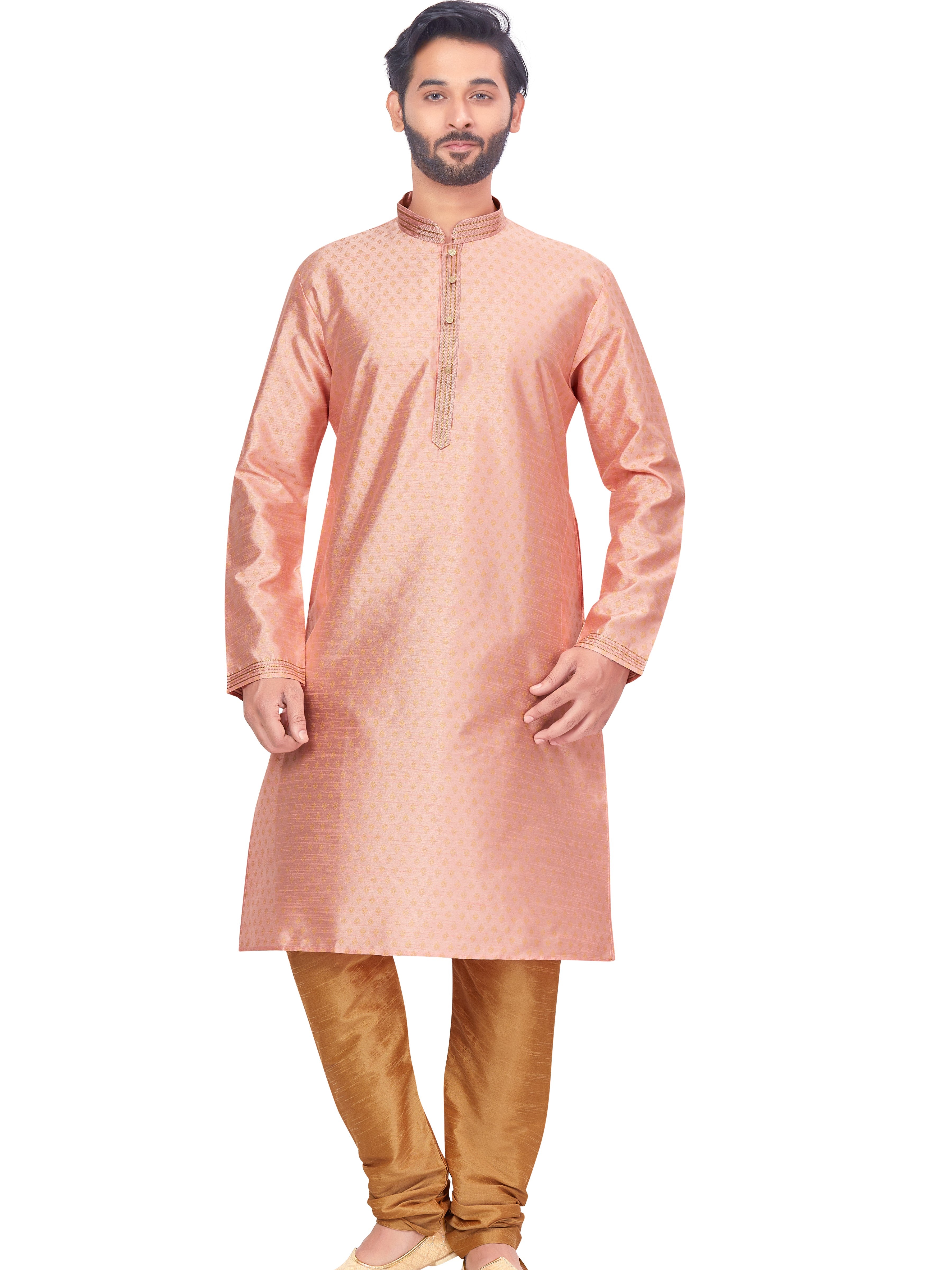 Mens Printed Kurta Set - Roop Darshan