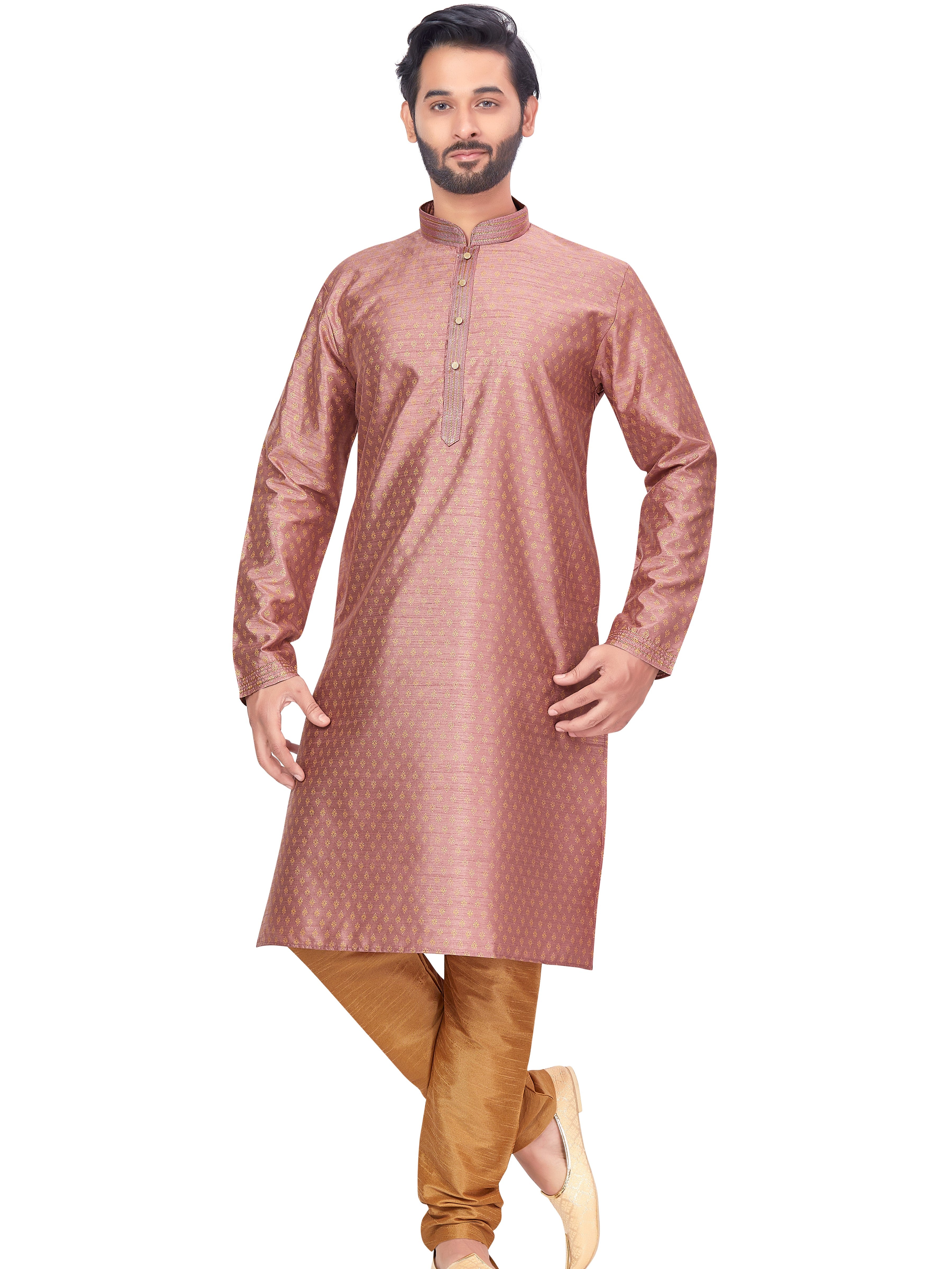 Mens Printed Kurta Set - Roop Darshan