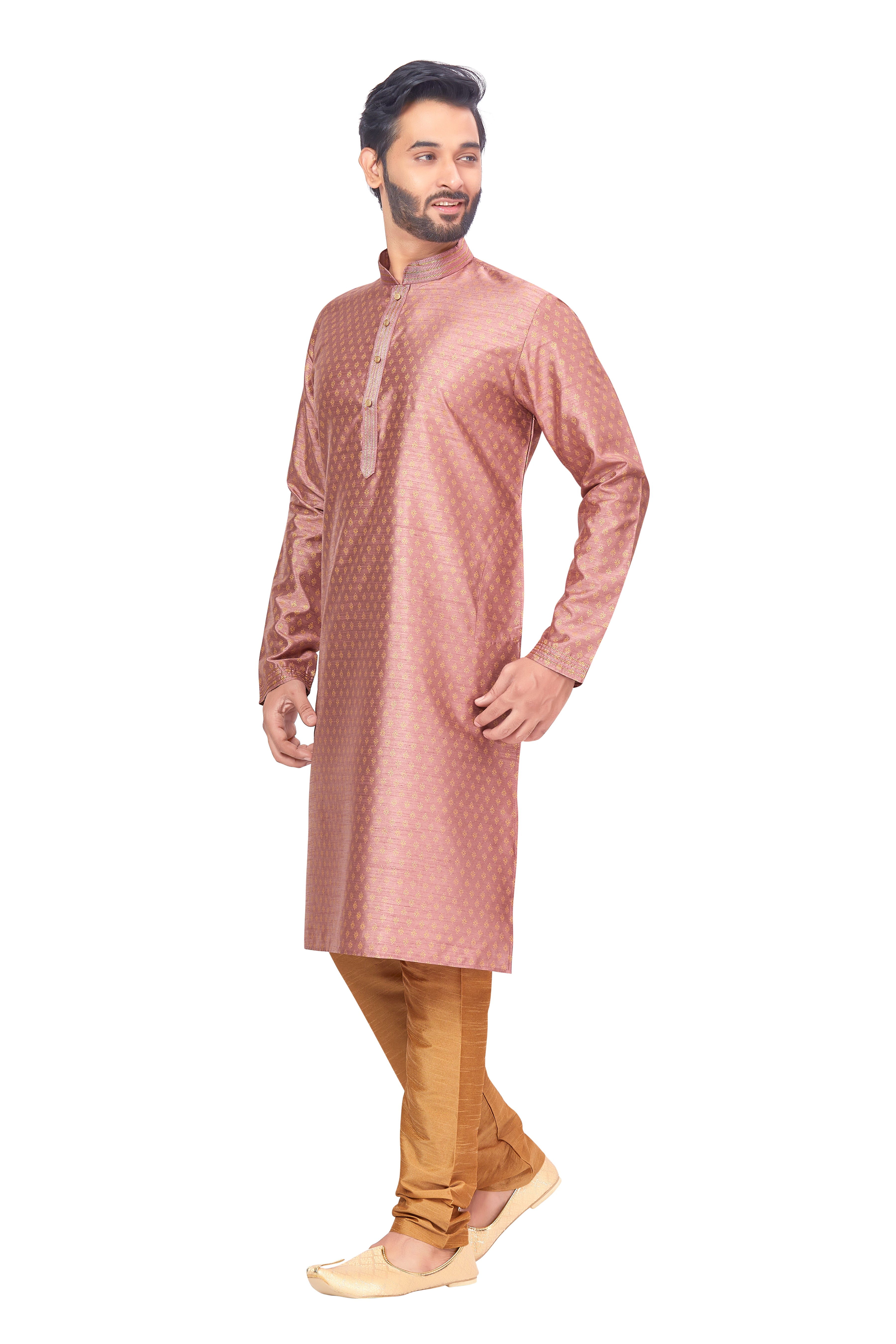 Mens Printed Kurta Set - Roop Darshan