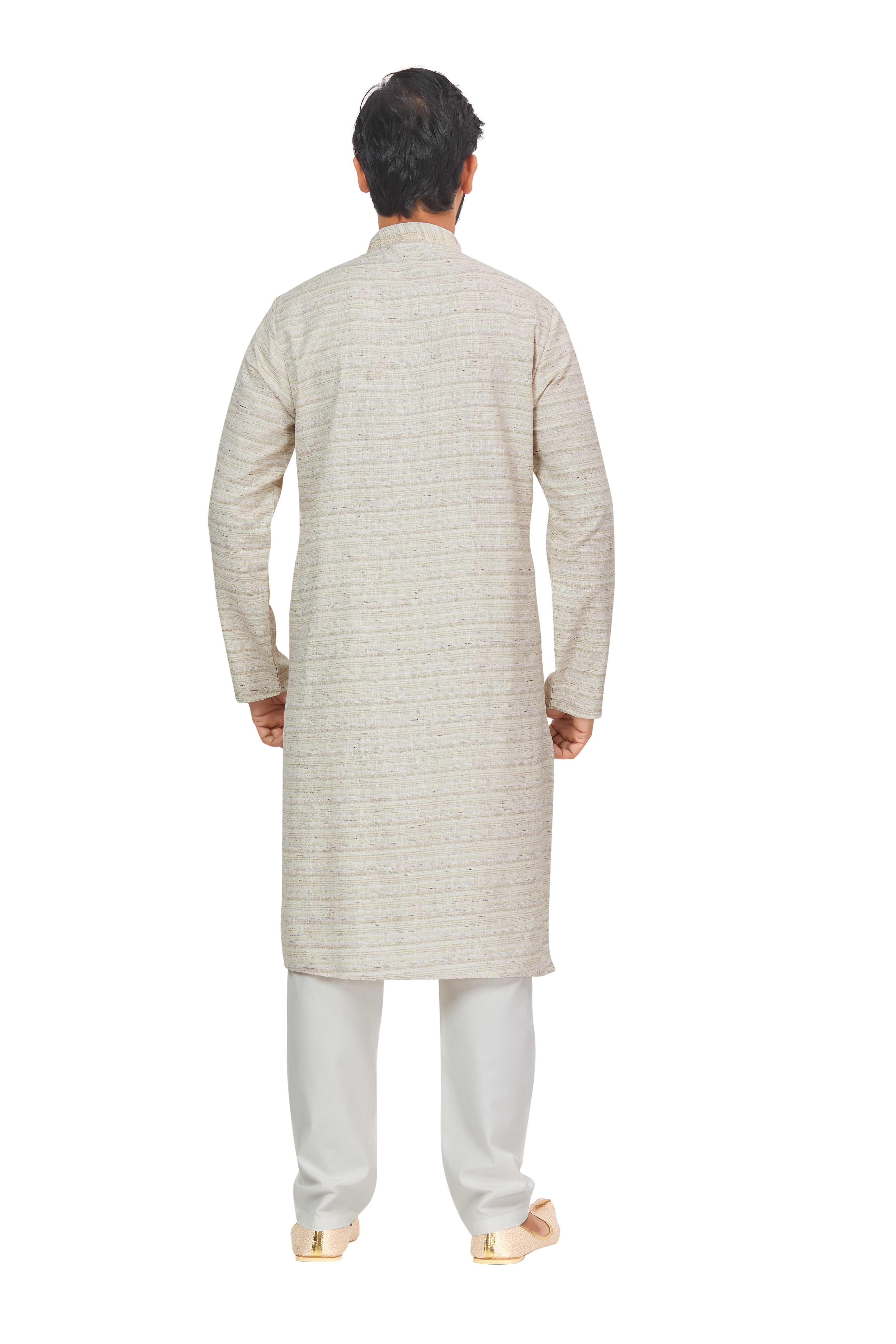 Mens Linen Kurta Set - Roop Darshan