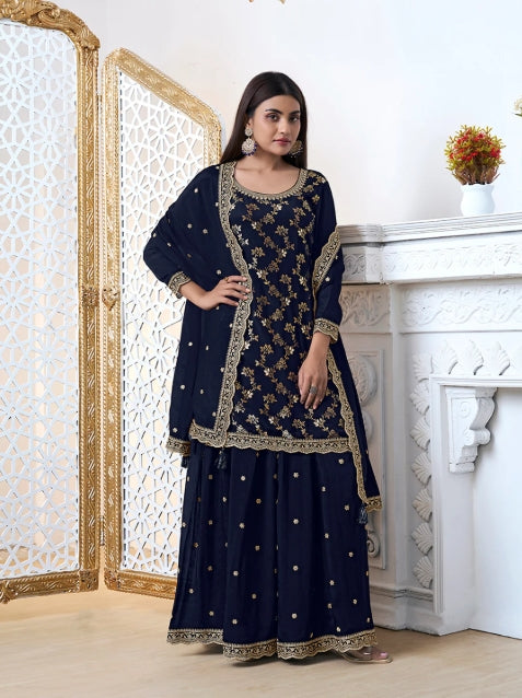 Aparna Palazoo Suit - Roop Darshan