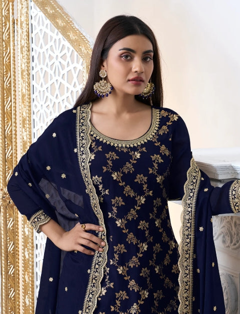 Aparna Palazoo Suit - Roop Darshan