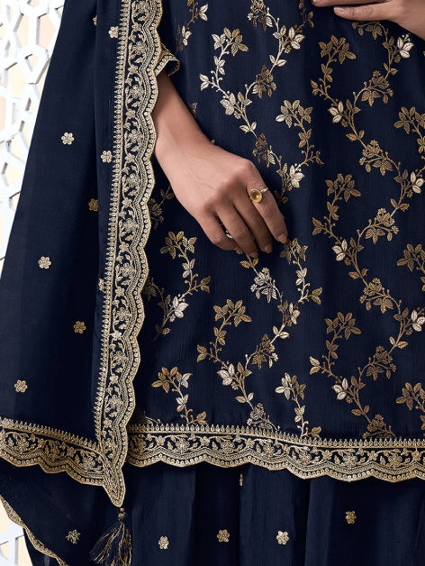 Aparna Palazoo Suit - Roop Darshan