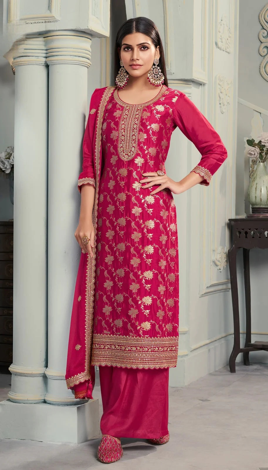 Kanika Palazzo Suit - Roop Darshan