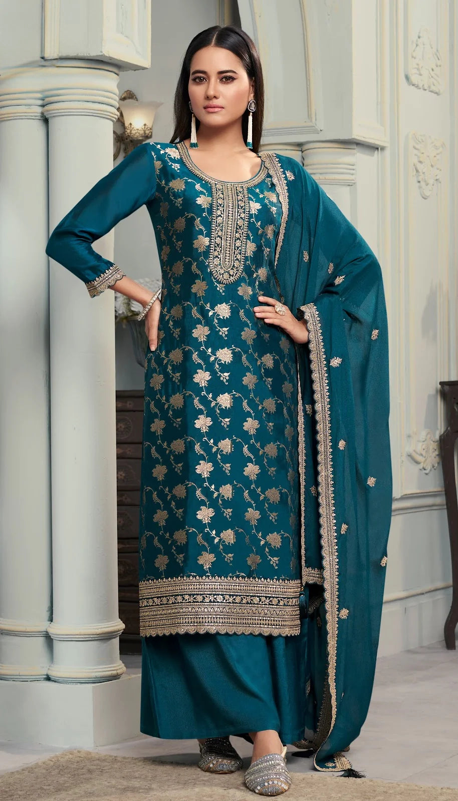 Kanika Palazzo Suit - Roop Darshan